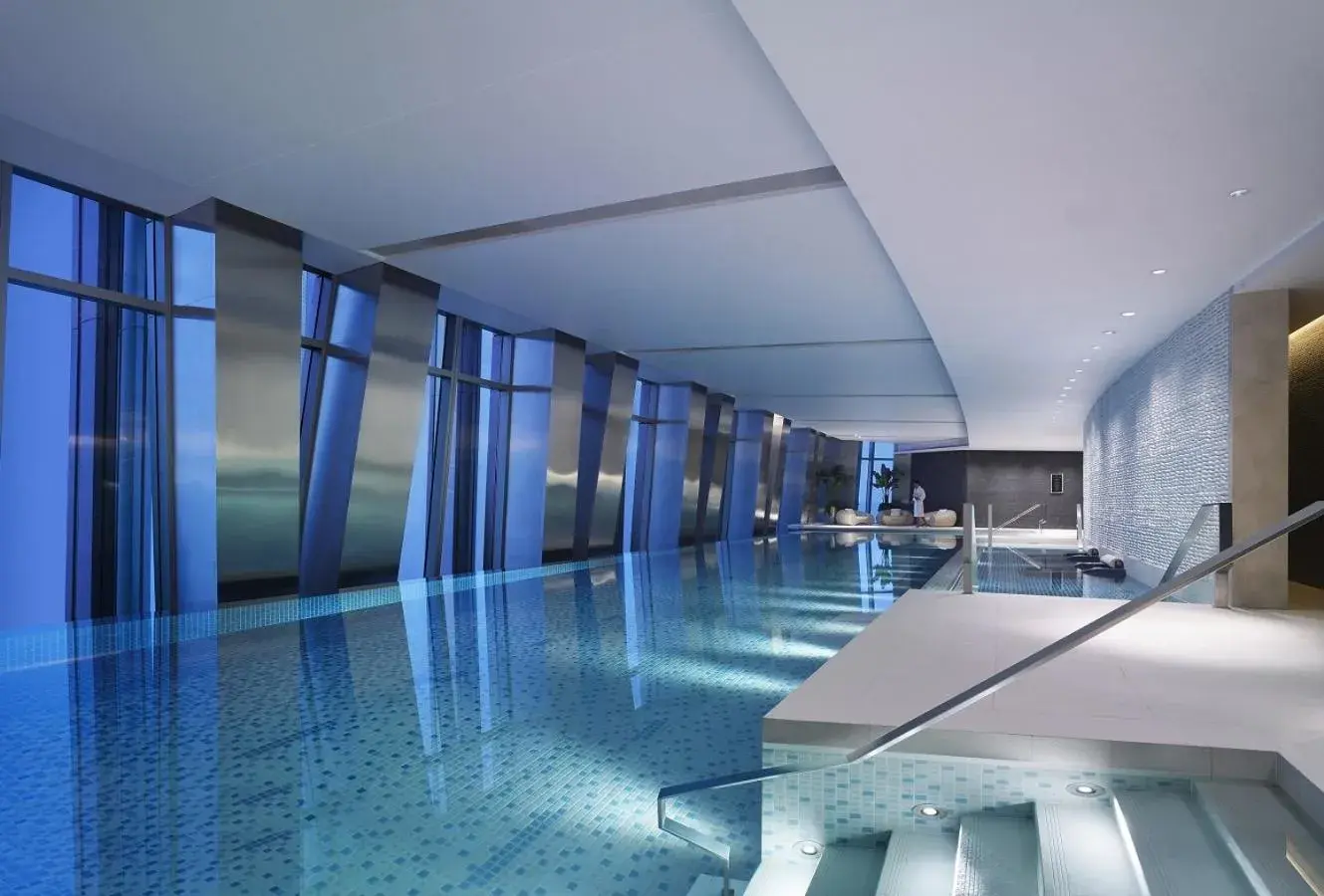 Swimming pool in China World Summit Wing, Beijing Swimming pool in China World Summit Wing, Beijing