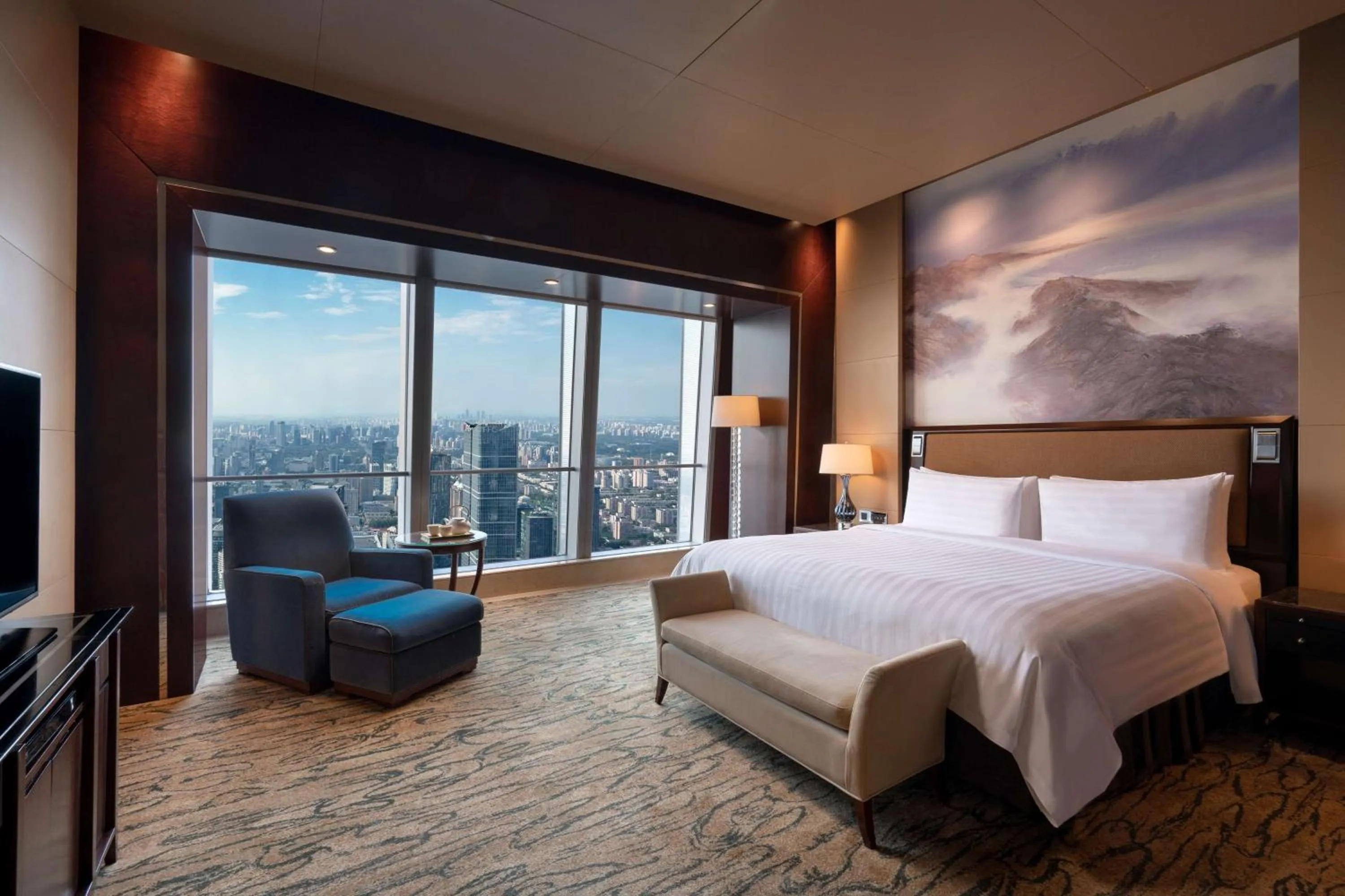 Photo of the whole room, Bed in China World Summit Wing, Beijing