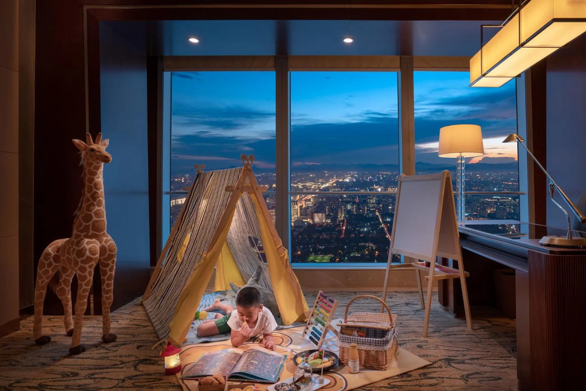 Night in China World Summit Wing, Beijing