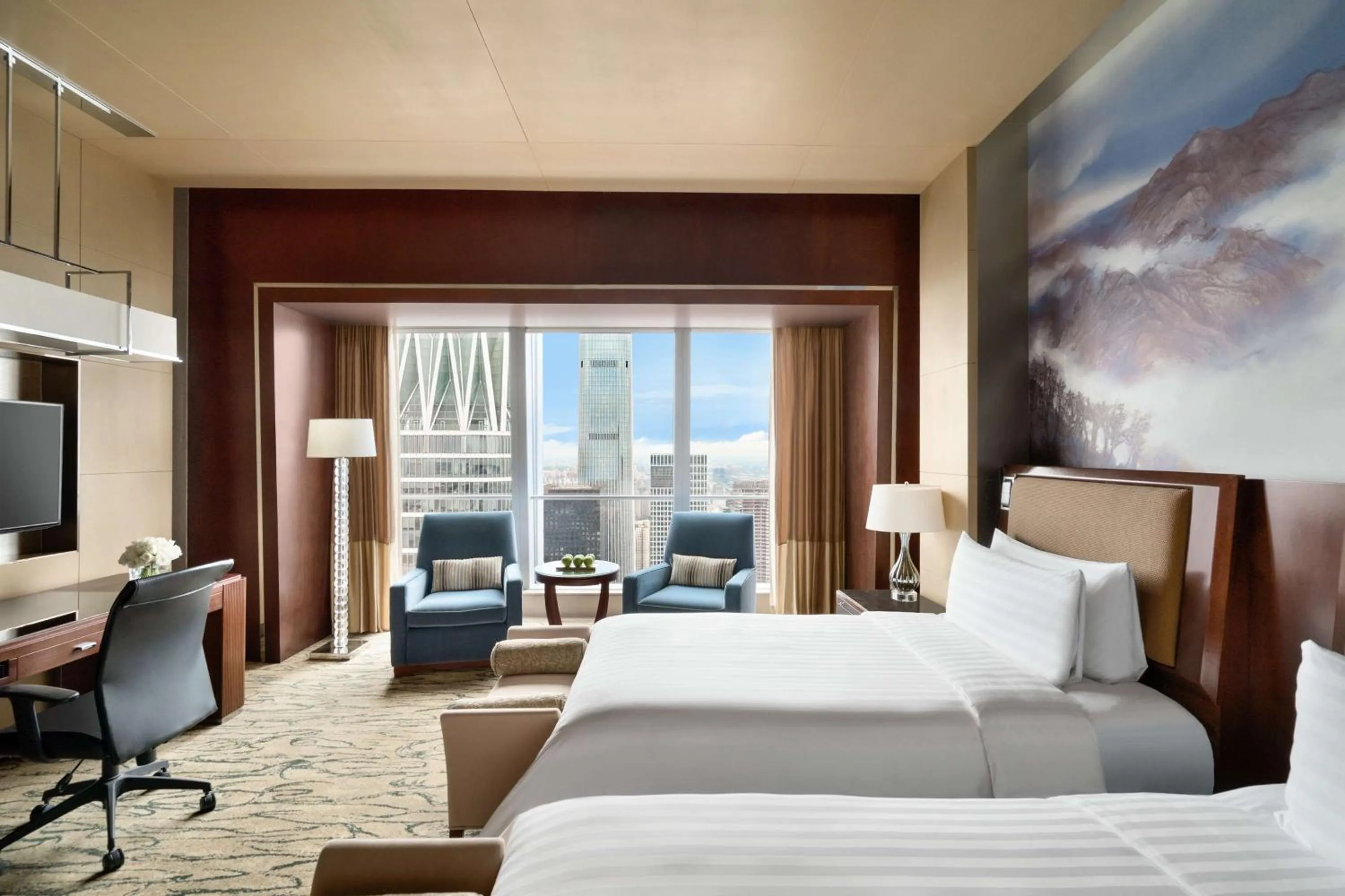 Photo of the whole room, Bed in China World Summit Wing, Beijing