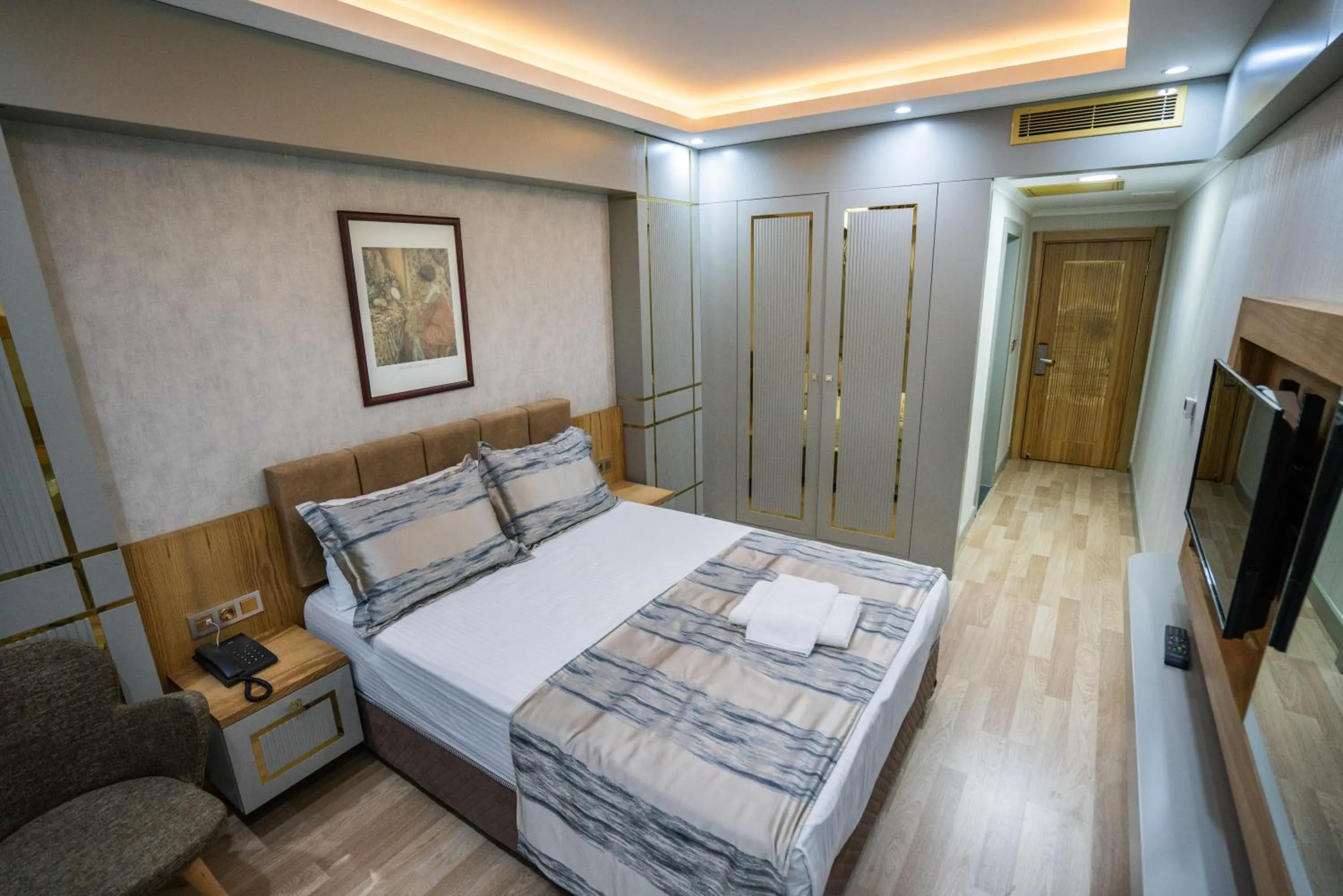Bed in Lion City Hotel Kizilay