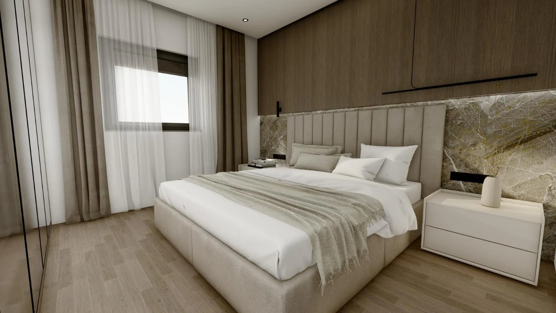 Bedroom, Bed in Villa M