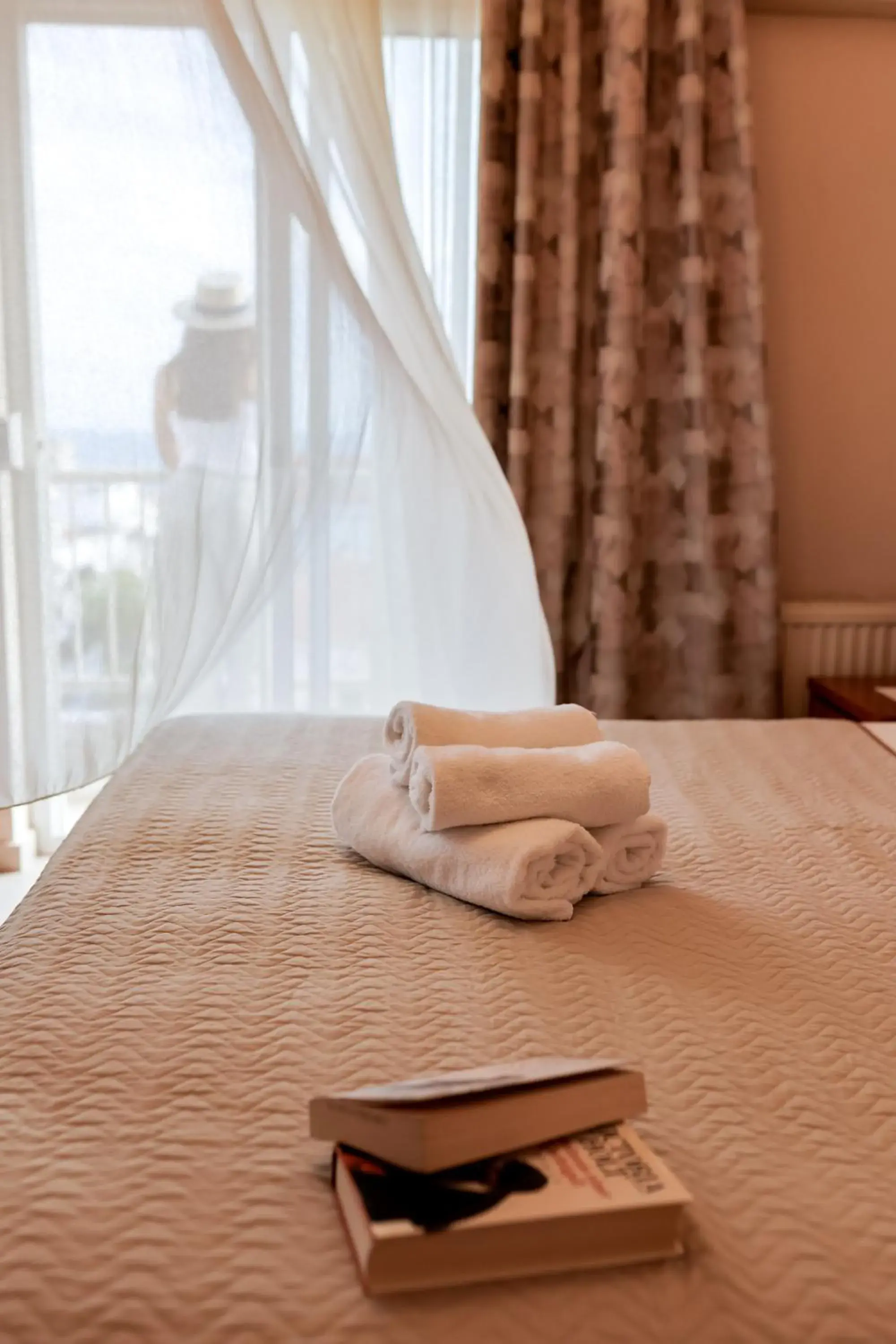 View (from property/room), Bed in Alkyonis Hotel View (from property/room), Bed in Alkyonis Hotel