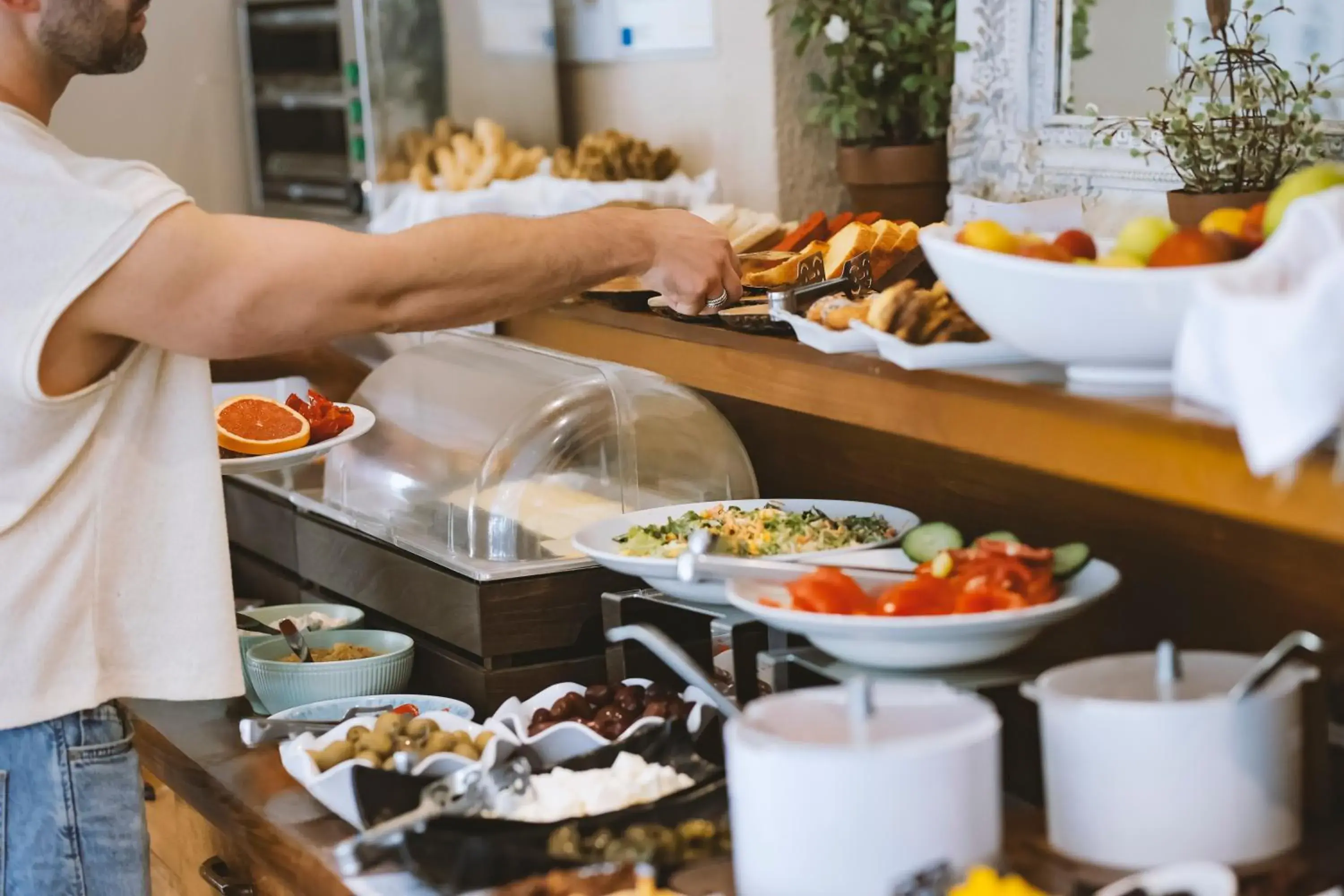 Buffet breakfast in Alkyonis Hotel Buffet breakfast in Alkyonis Hotel