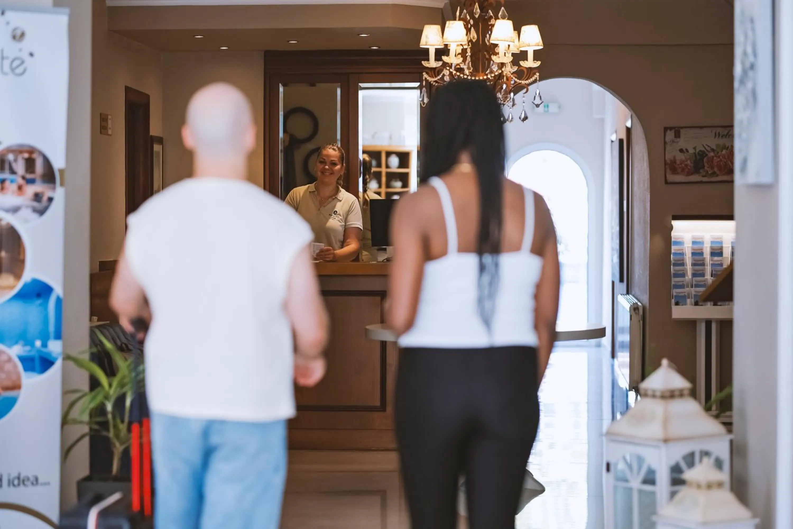 Lobby or reception in Alkyonis Hotel