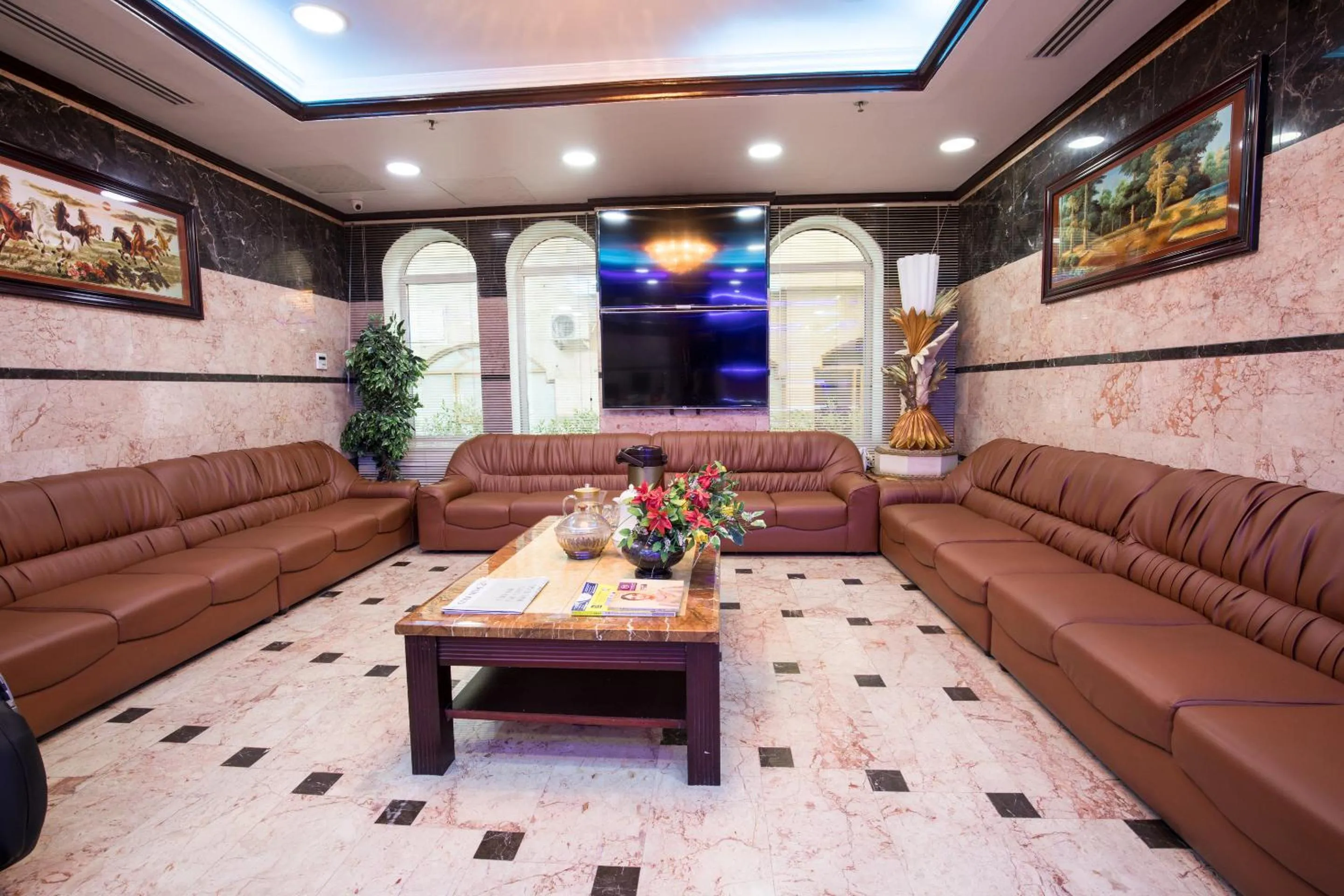 Living room in Al Jazeerah Hotel