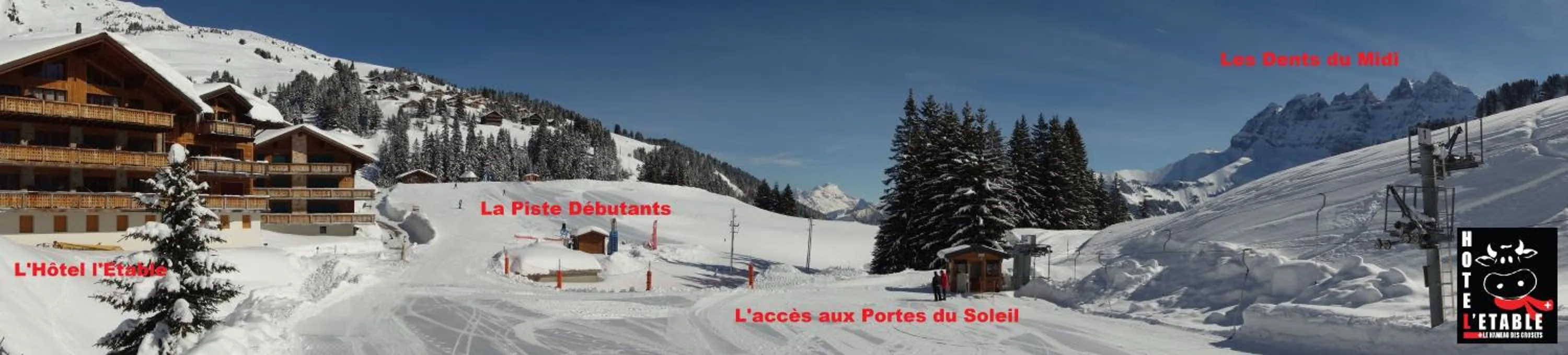 Natural landscape in Hotel L'Etable