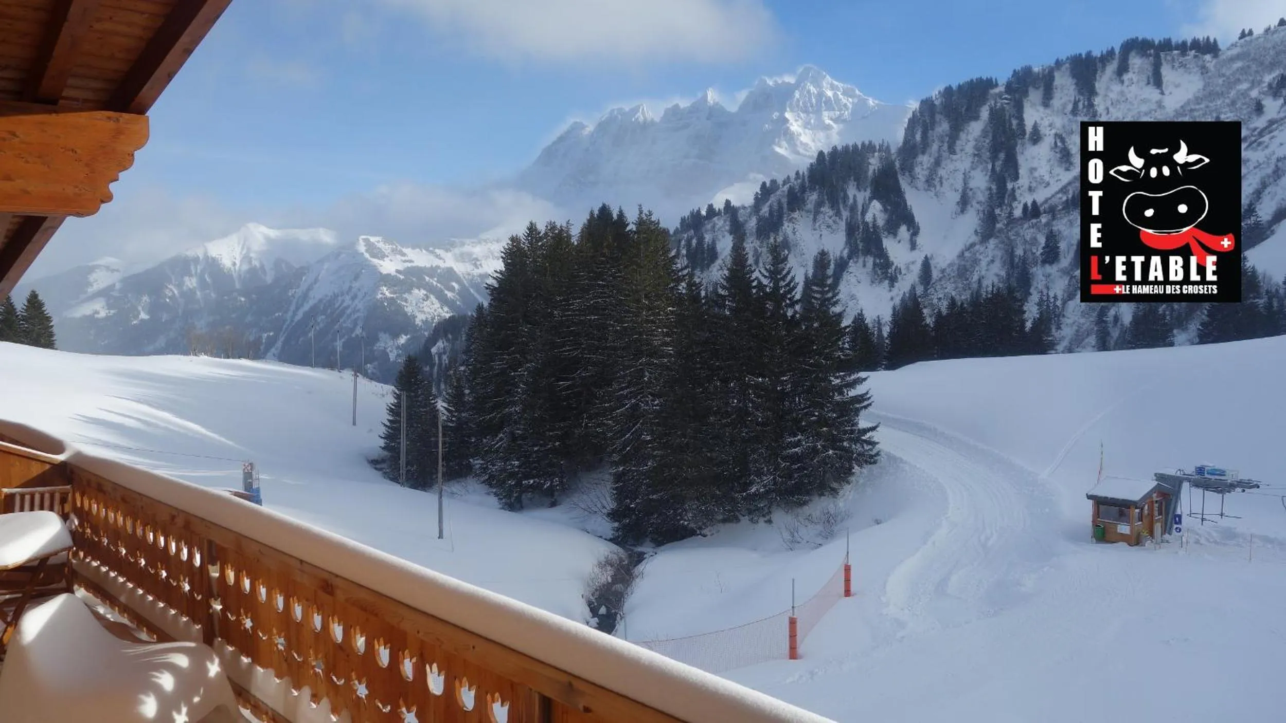 Mountain view in Hotel L'Etable