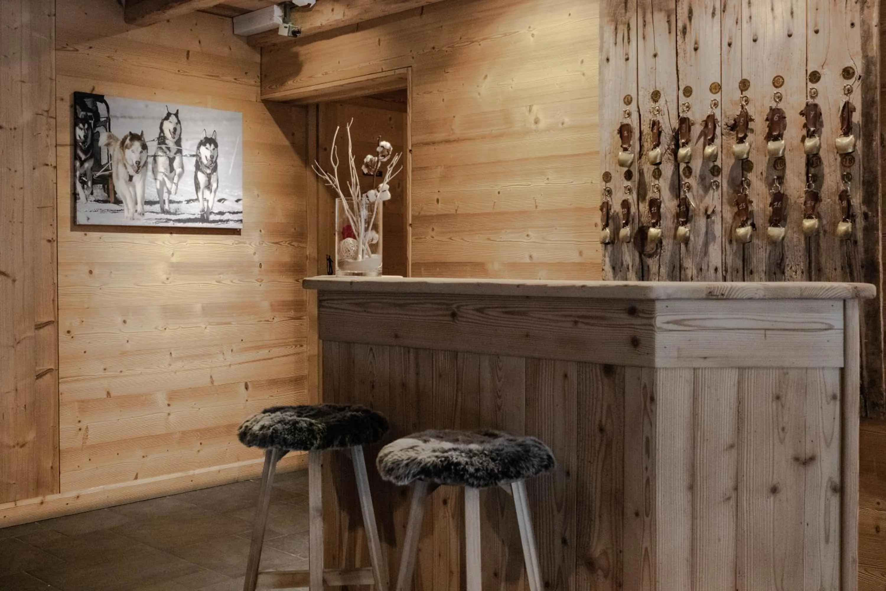 Lobby or reception in Hotel L'Etable