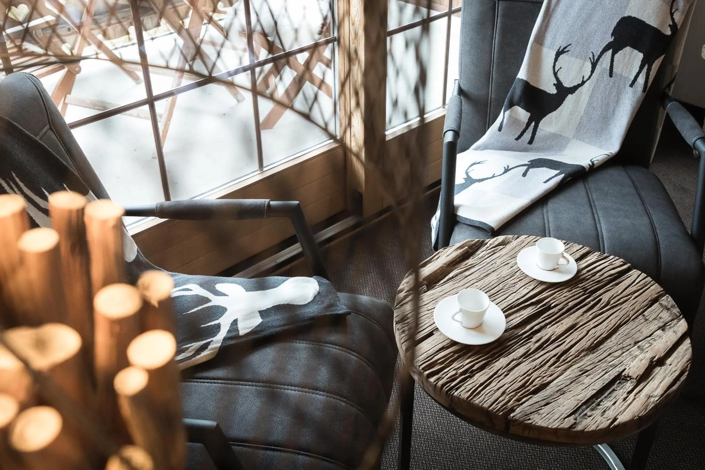 Decorative detail in Hotel L'Etable