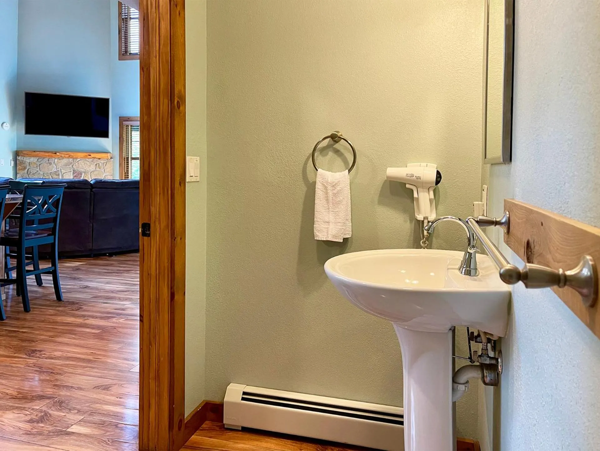 Bathroom in Marble Mountain Chalet