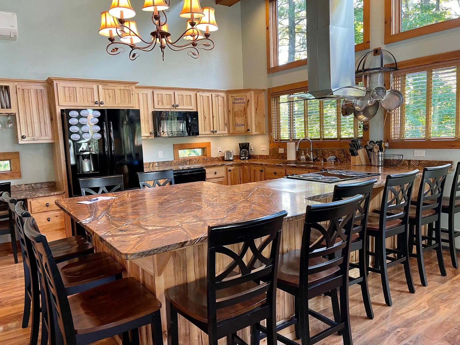 kitchen in Marble Mountain Chalet