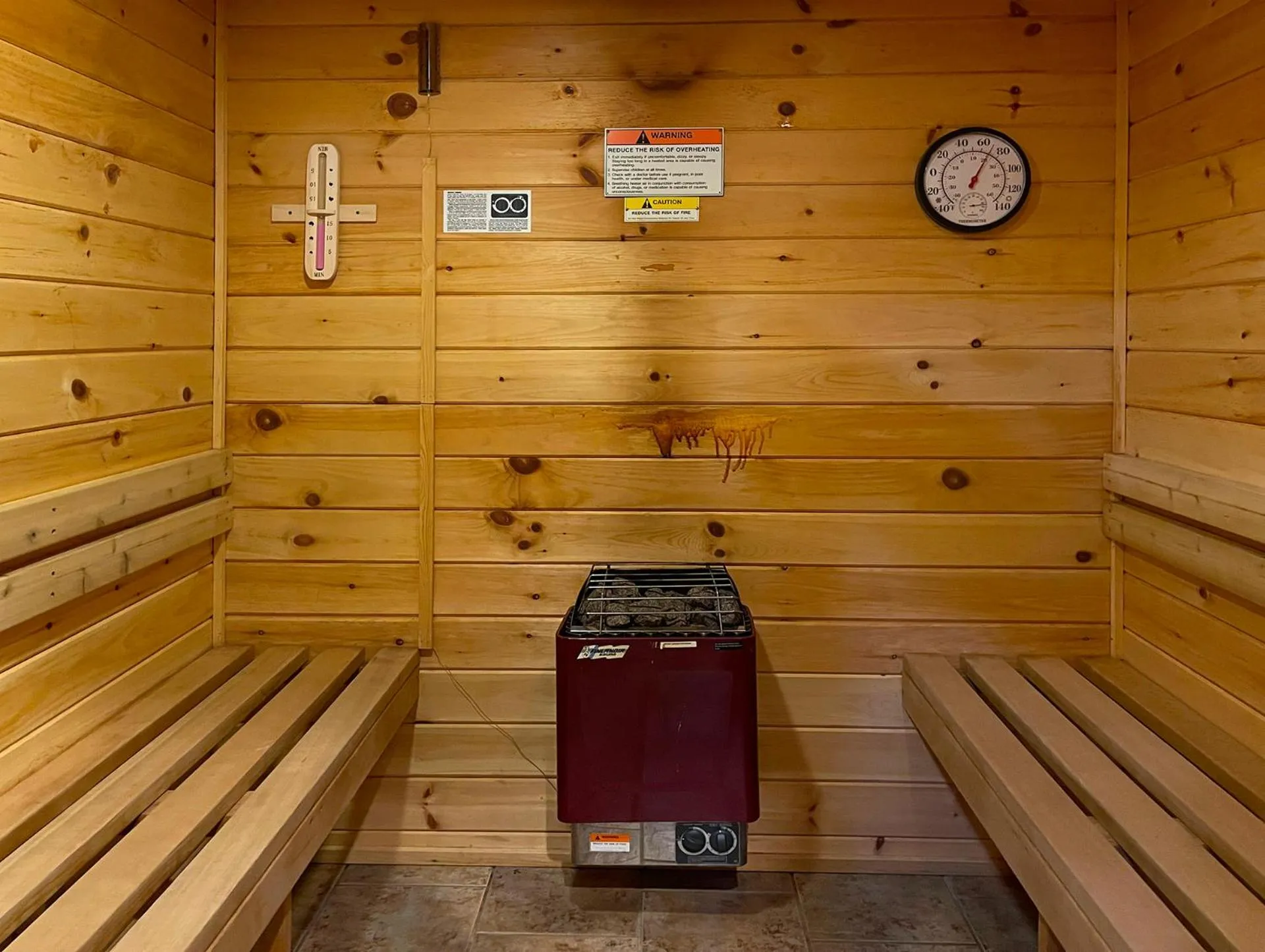 Sauna in Marble Mountain Chalet