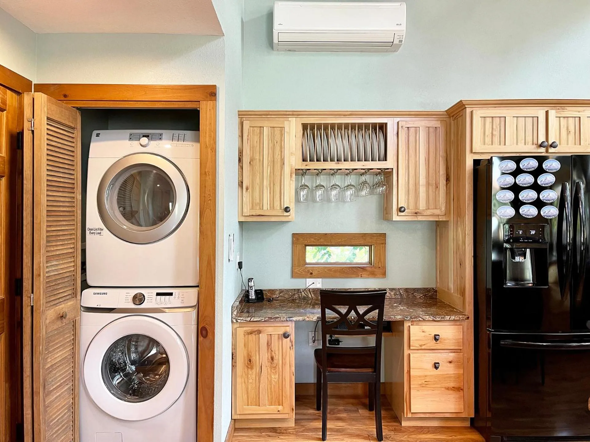 washing machine in Marble Mountain Chalet