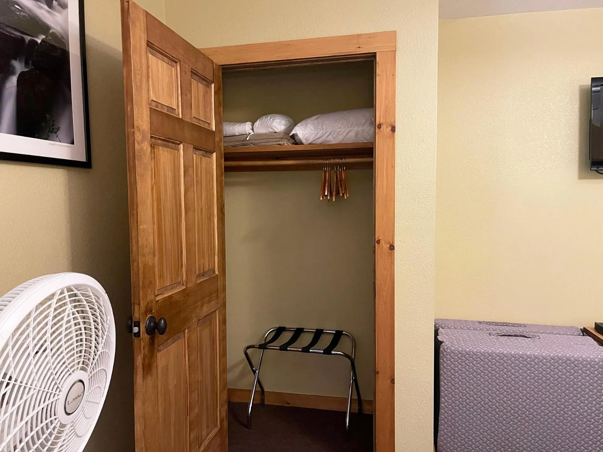 wardrobe in Marble Mountain Chalet