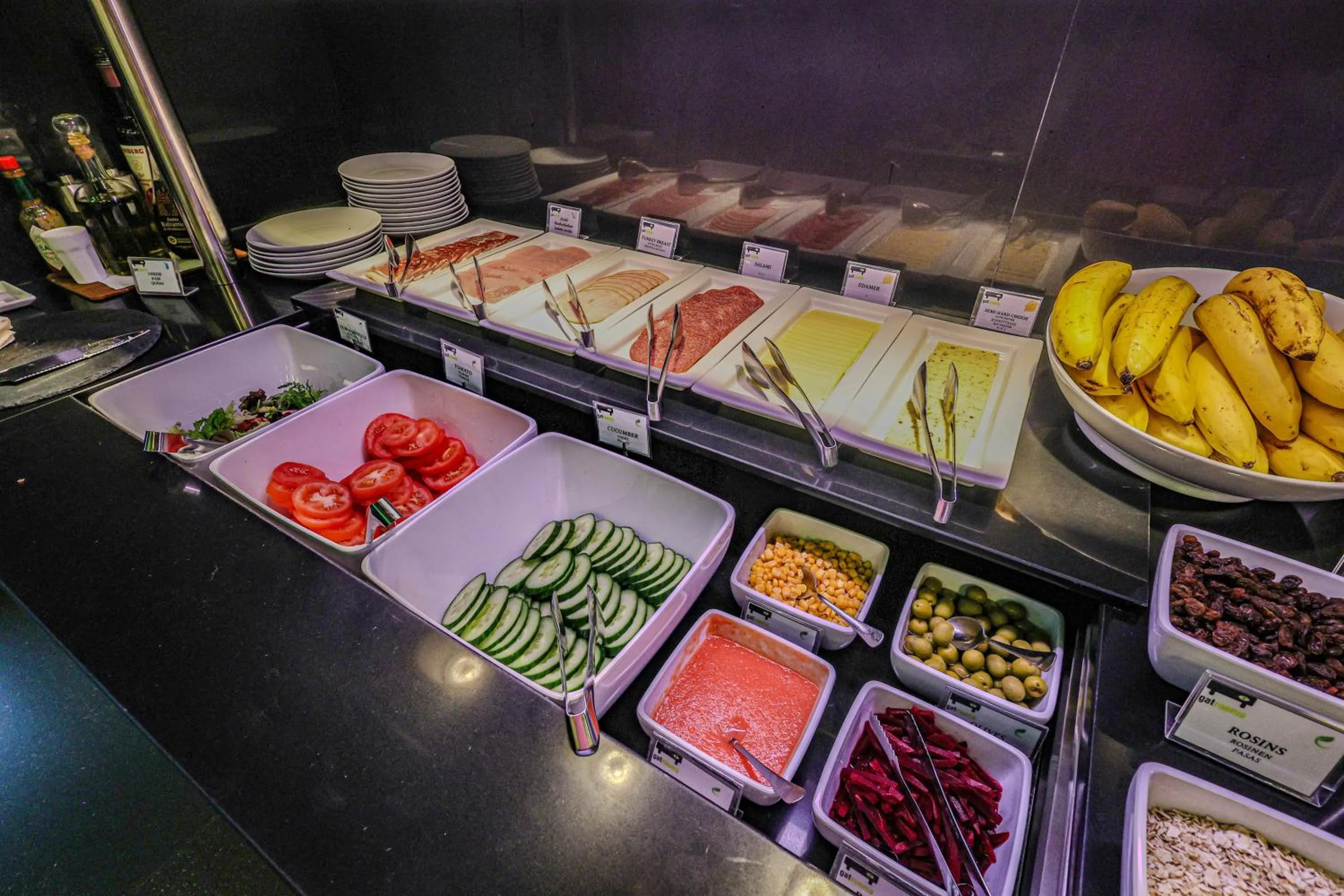 Buffet breakfast in Hotel Gat Point Charlie