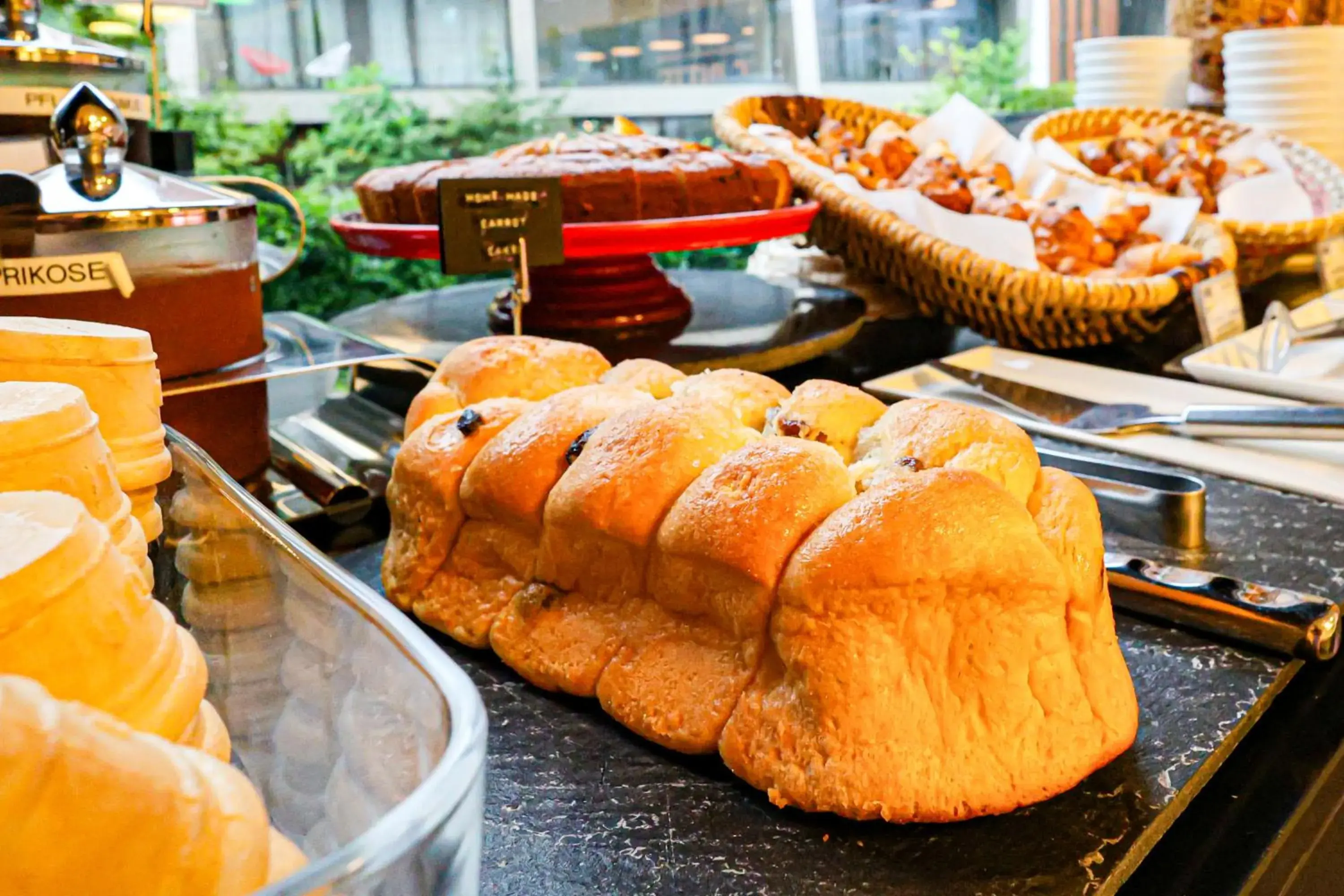 Buffet breakfast in Hotel Gat Point Charlie Buffet breakfast in Hotel Gat Point Charlie