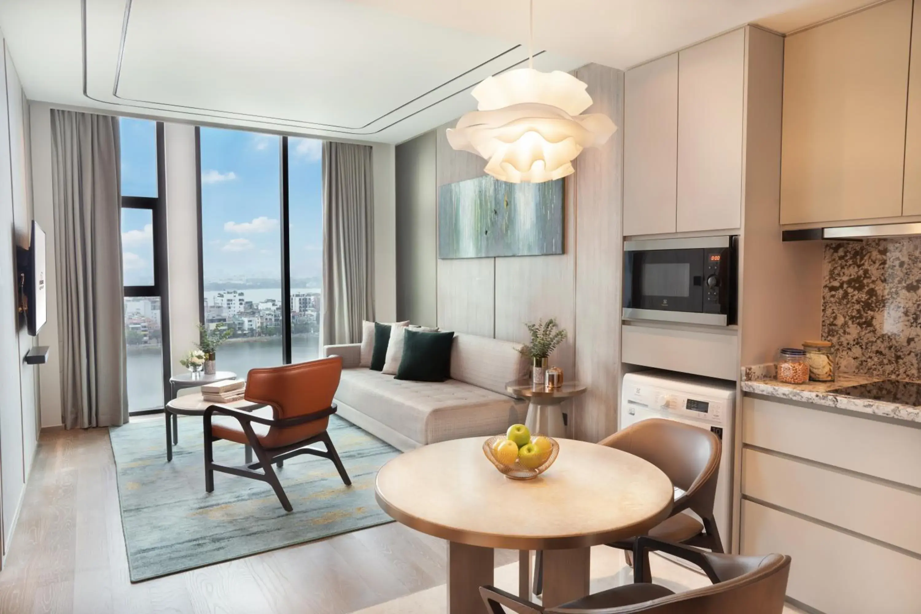 Living room in Fraser Suites Hanoi Living room in Fraser Suites Hanoi