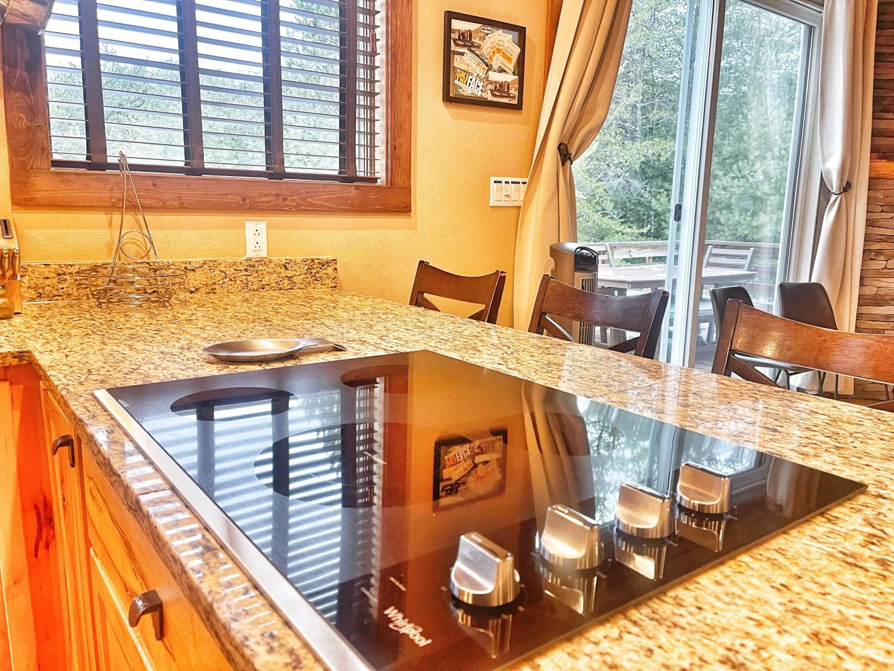 stove in Whiteface Mountain Chalet