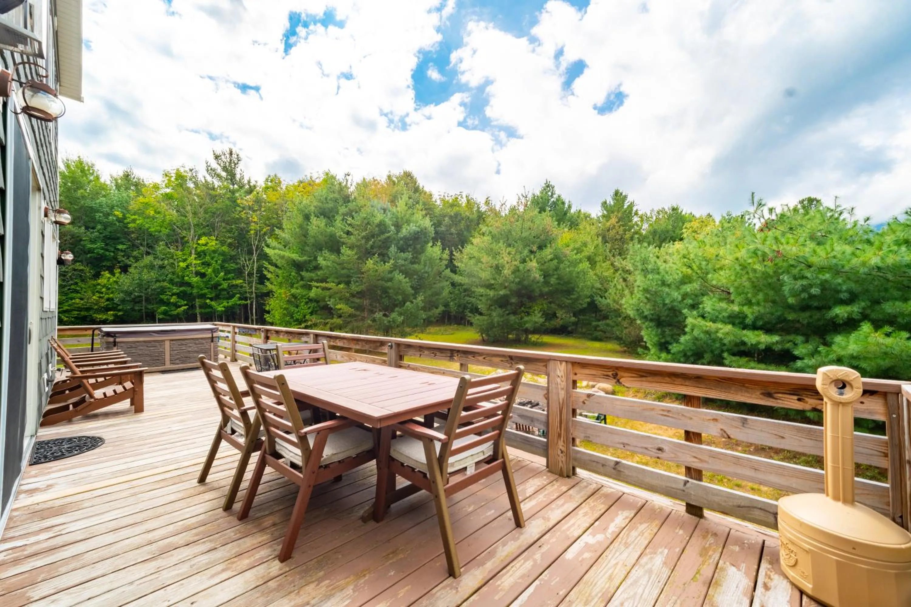 Balcony/Terrace in Whiteface Mountain Chalet