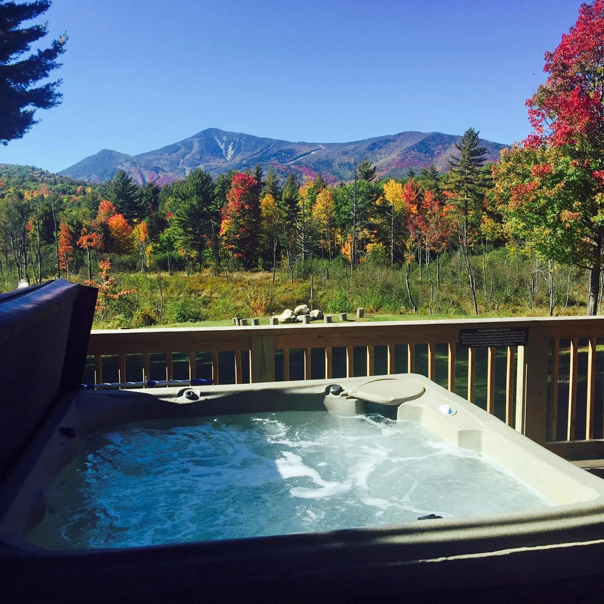 Hot Tub in Esther Mountain Chalet