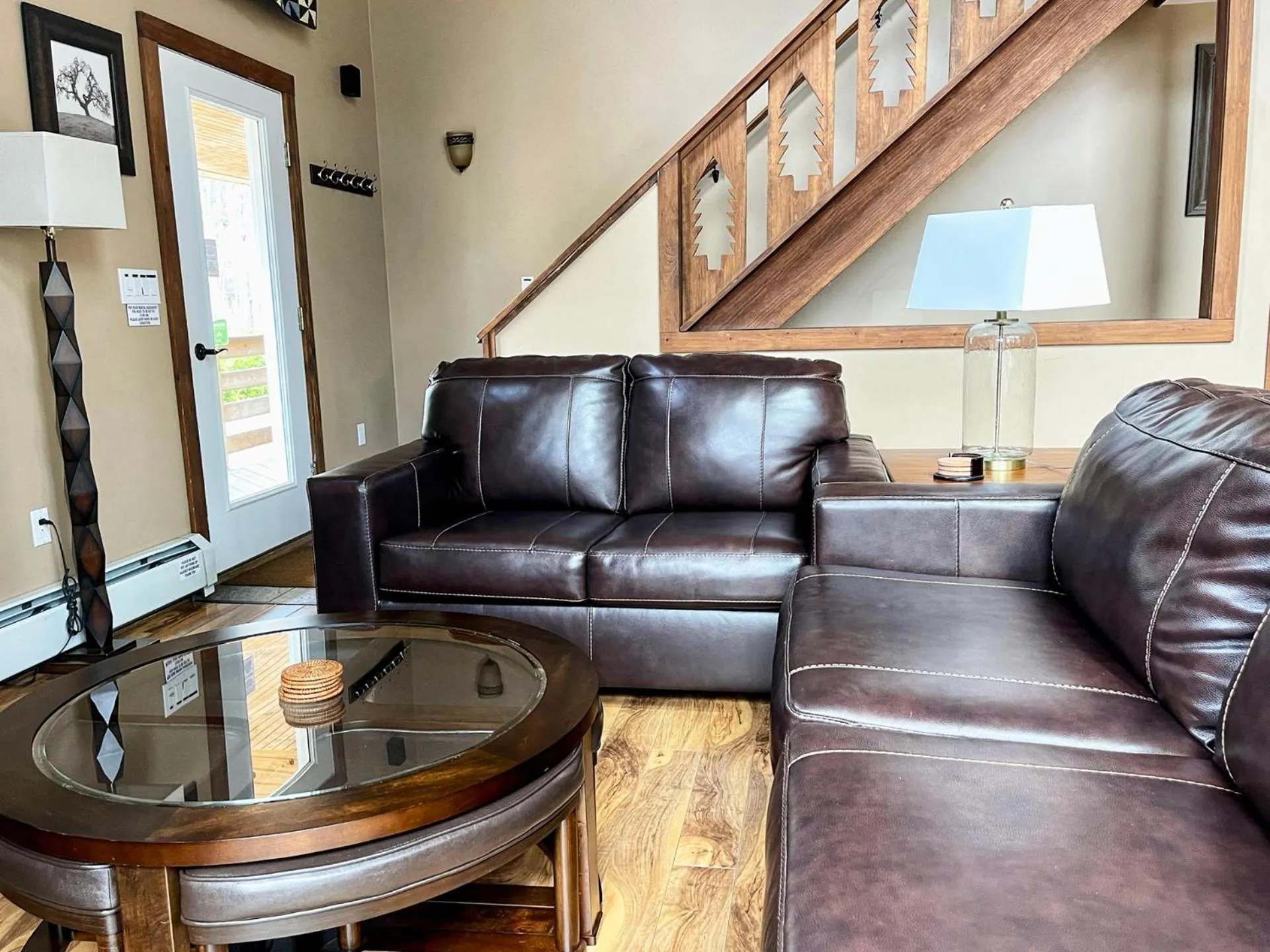 Living room in Lookout Mountain Chalet