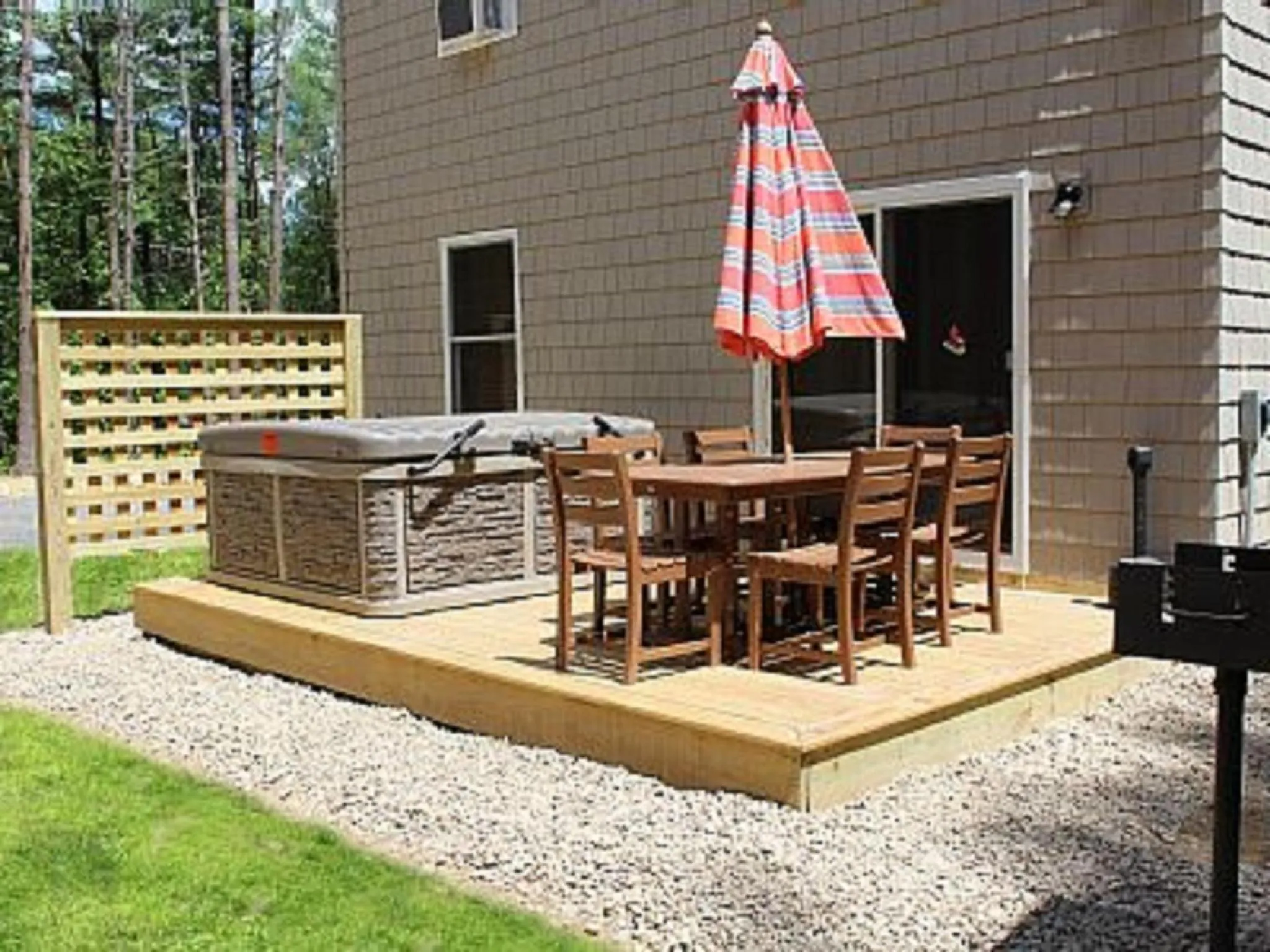 Balcony/Terrace in Cascade Mountain Chalet