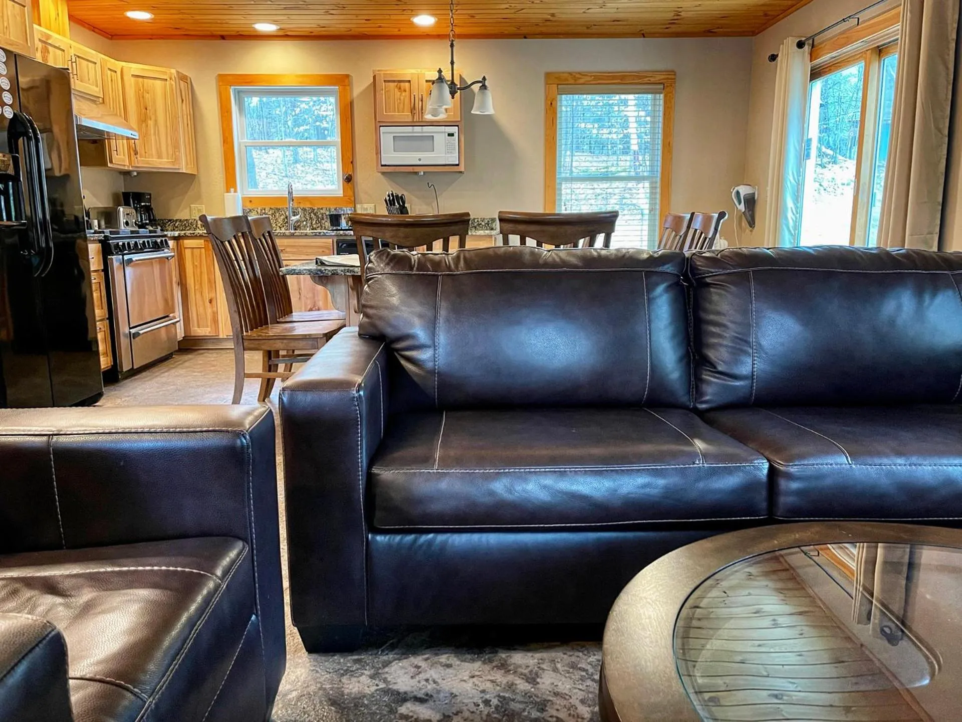 Living room in Cascade Mountain Chalet