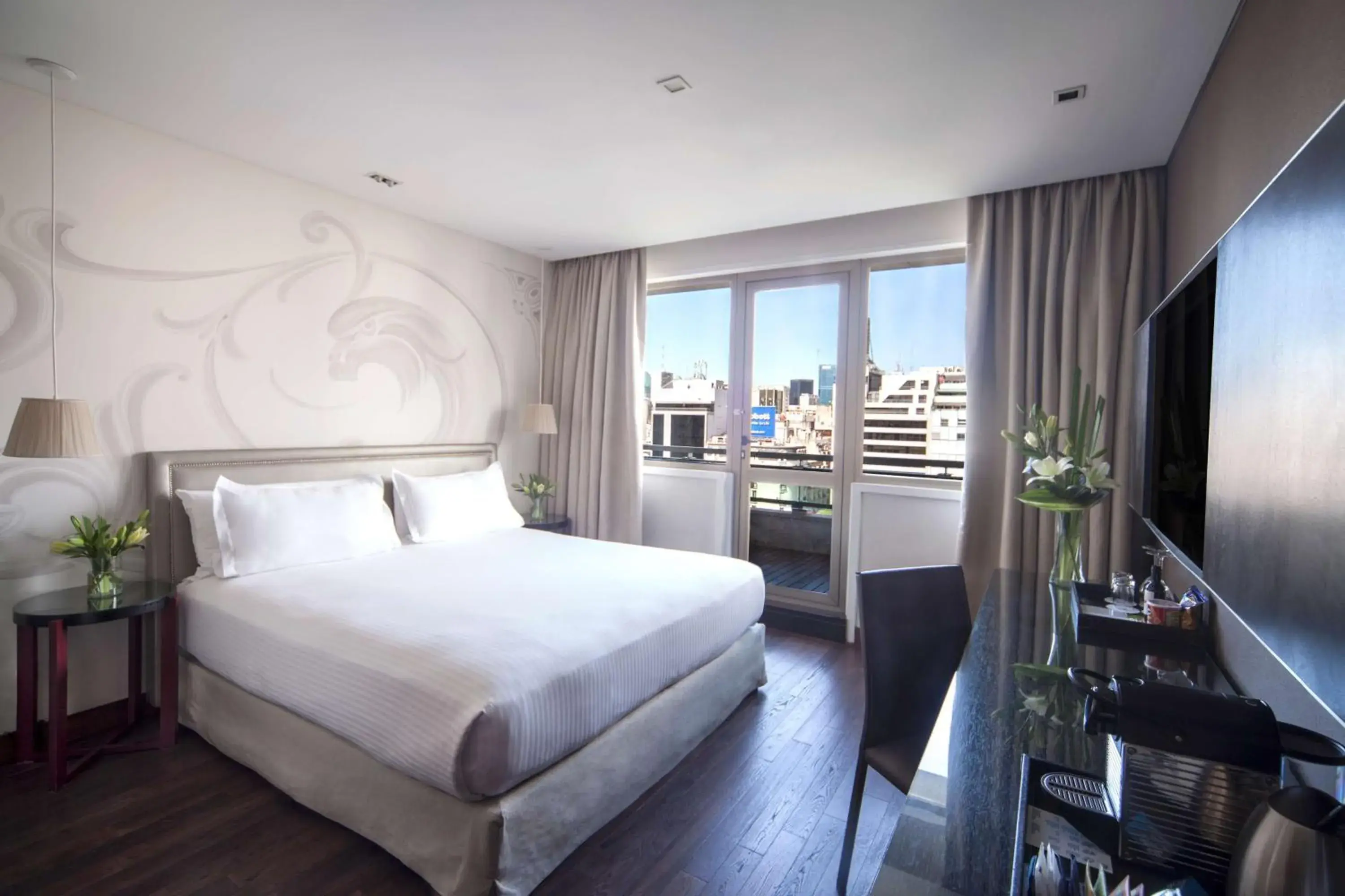 View (from property/room), Bed in NH Buenos Aires Tango View (from property/room), Bed in NH Buenos Aires Tango