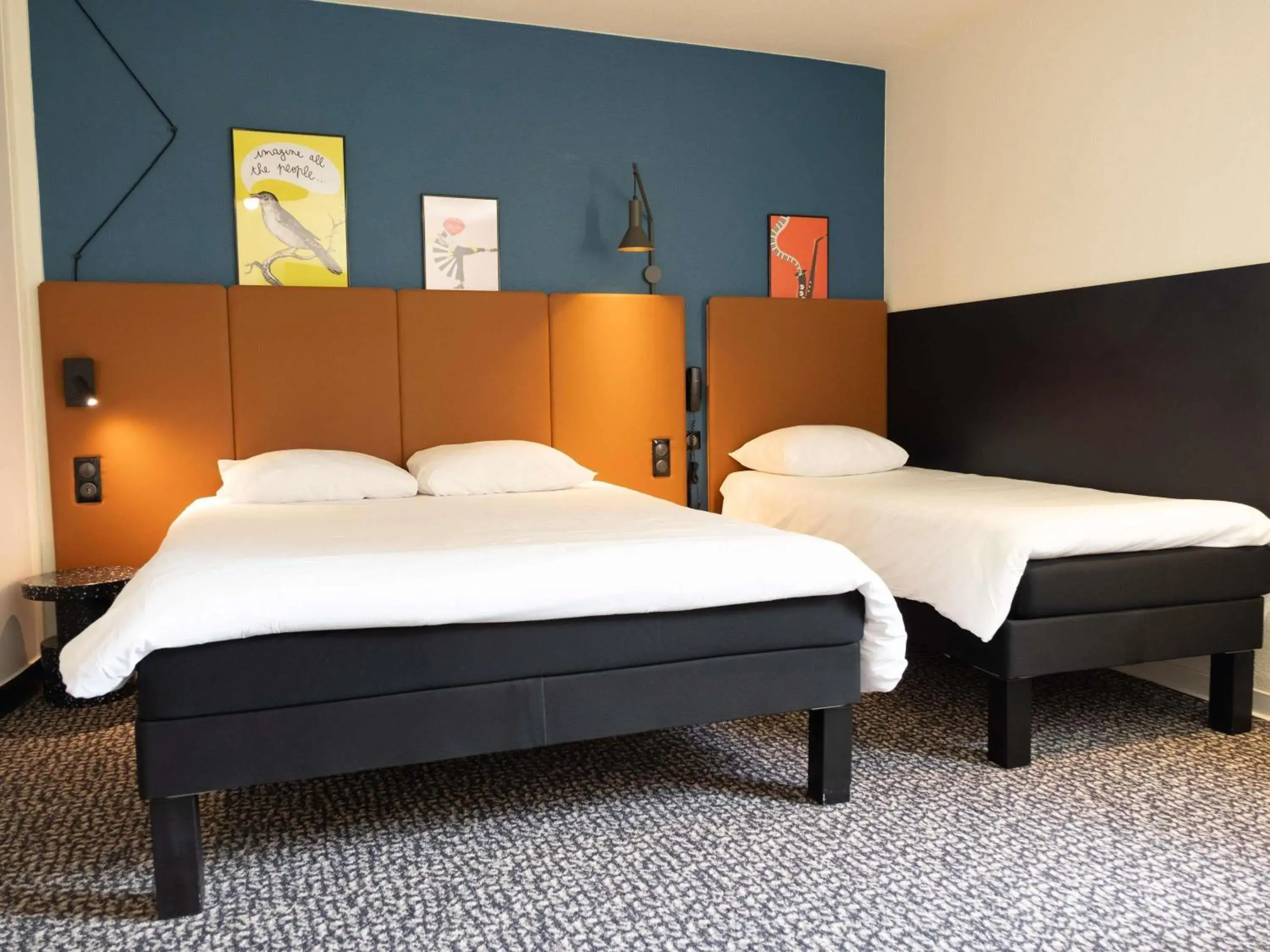 Bedroom, Bed in Ibis Avranches Baie du Mont-Saint-Michel Bedroom, Bed in Ibis Avranches Baie du Mont-Saint-Michel