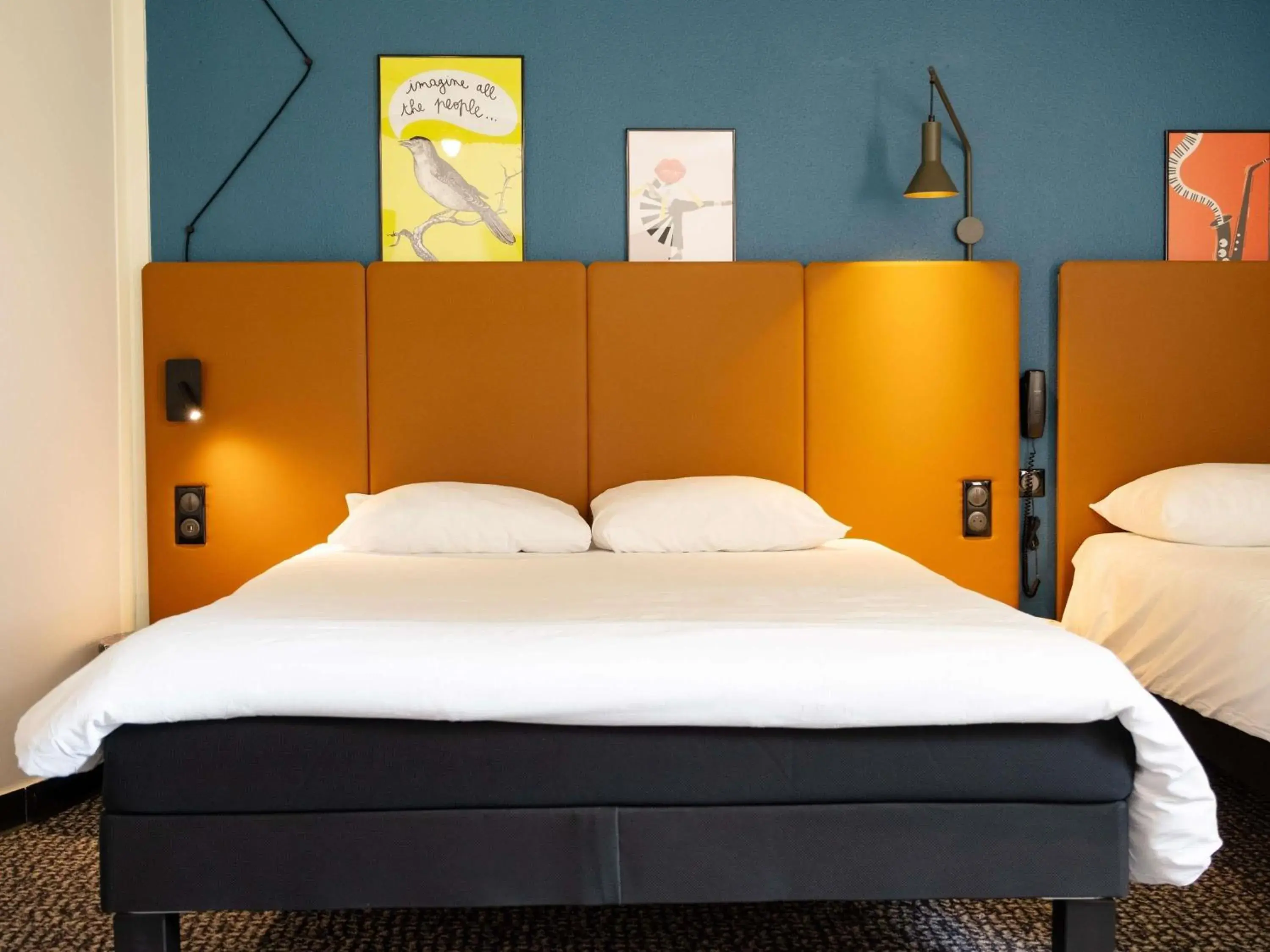 Bedroom, Bed in Ibis Avranches Baie du Mont-Saint-Michel Bedroom, Bed in Ibis Avranches Baie du Mont-Saint-Michel