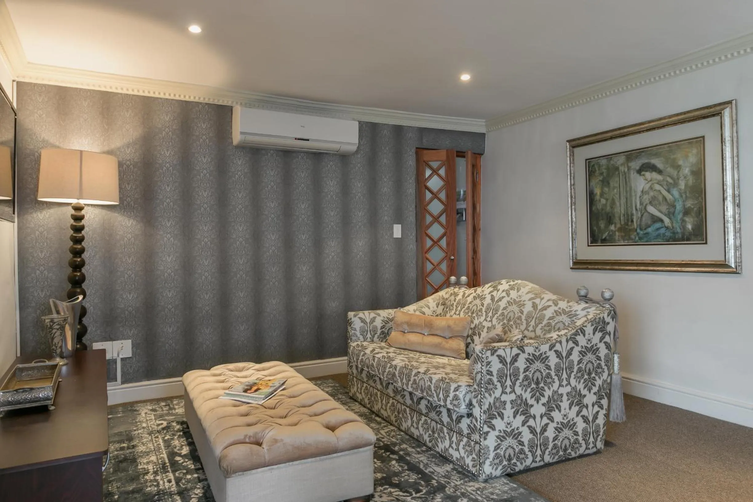 Seating area in Villa Castollini