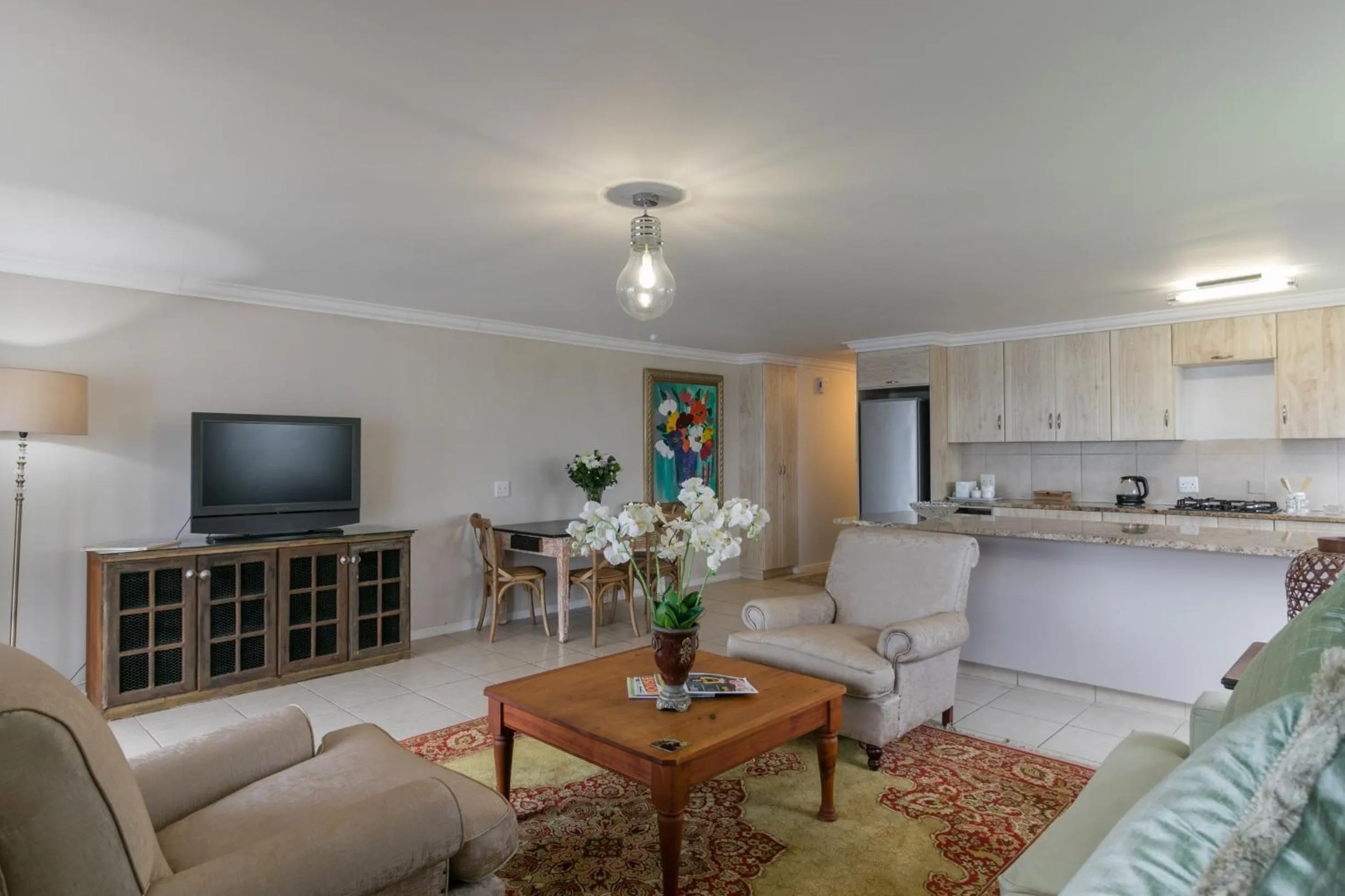 Seating area in Villa Castollini