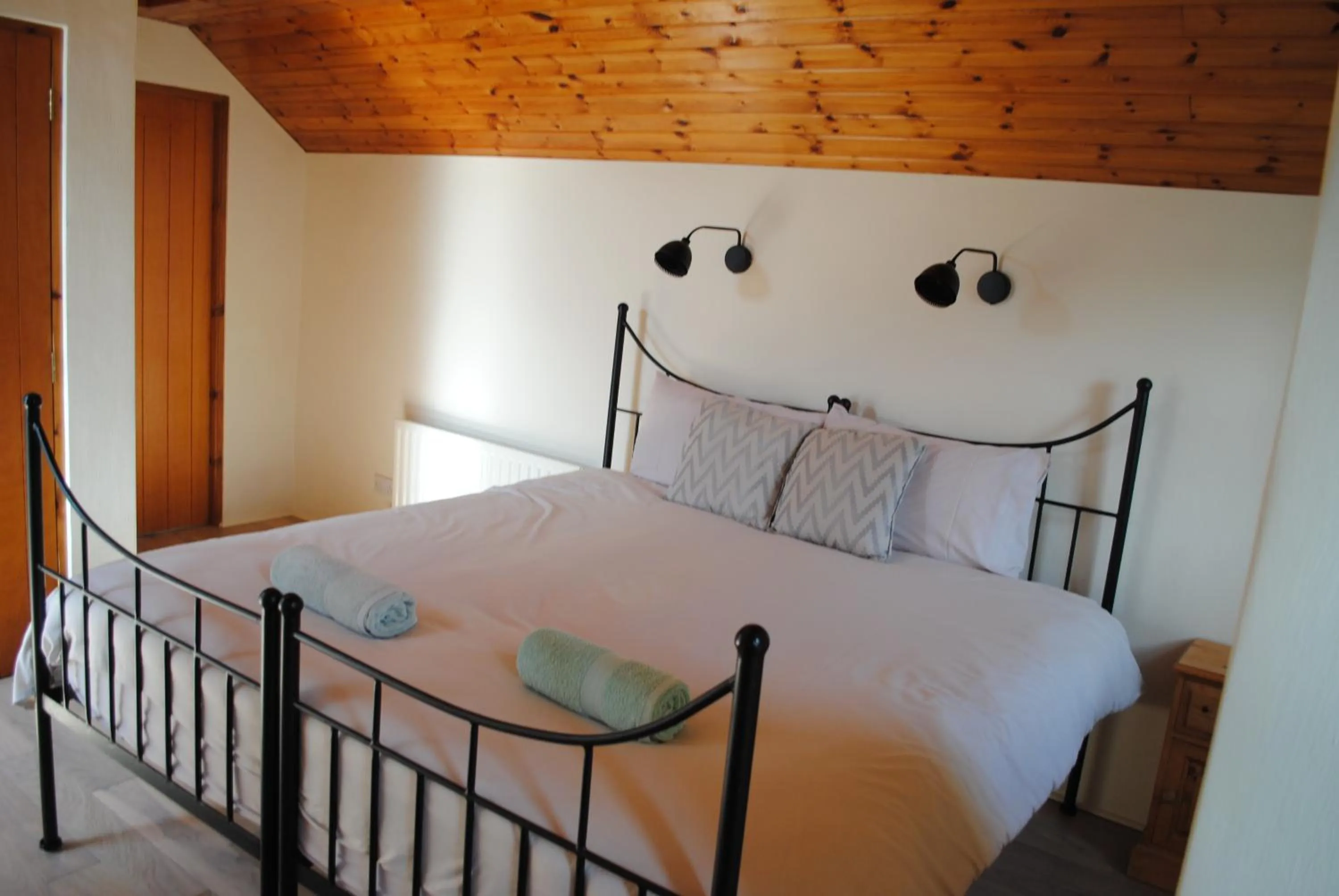 Bed in The Castle Bed & Breakfast