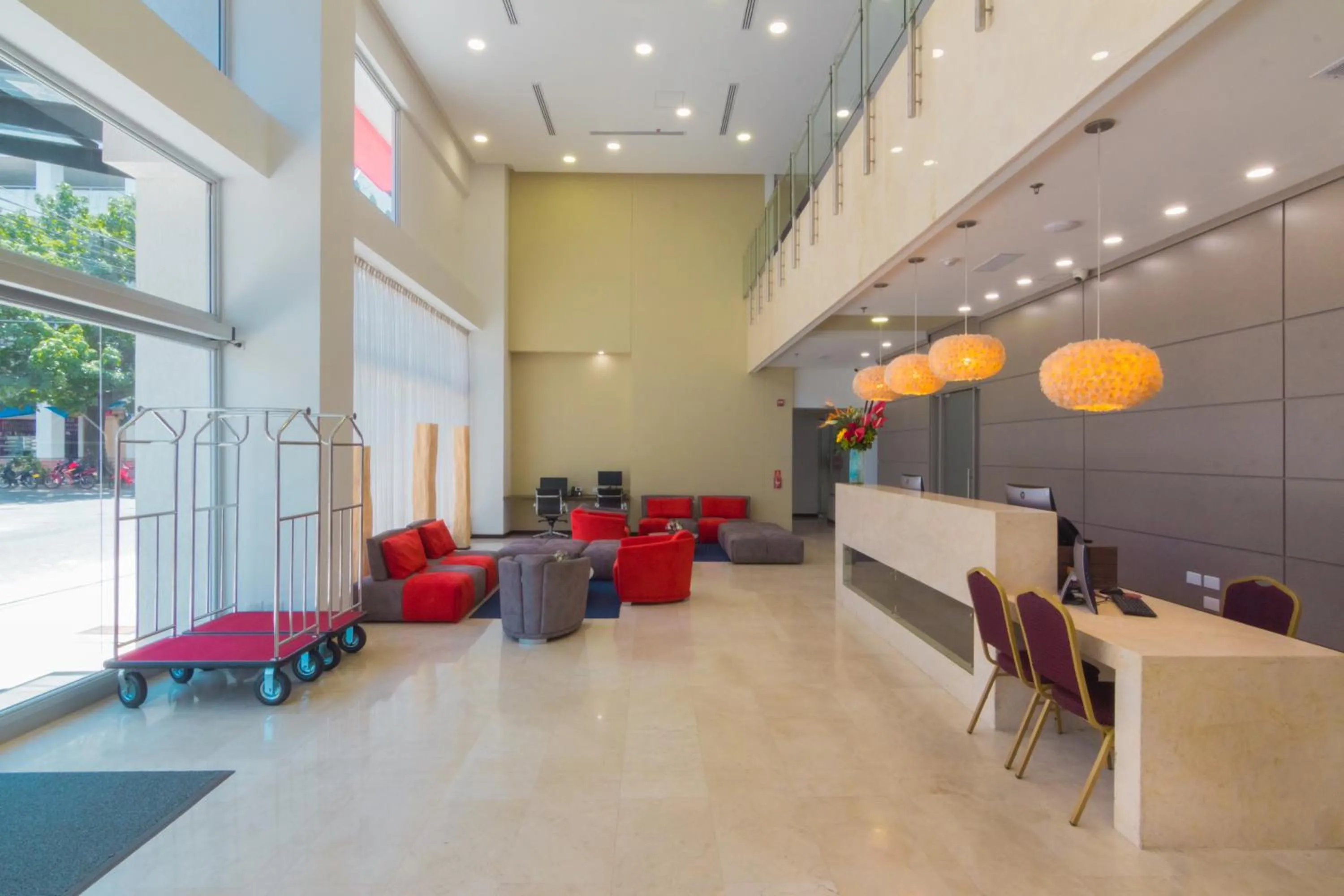Lobby or reception in GHL Style Barrancabermeja