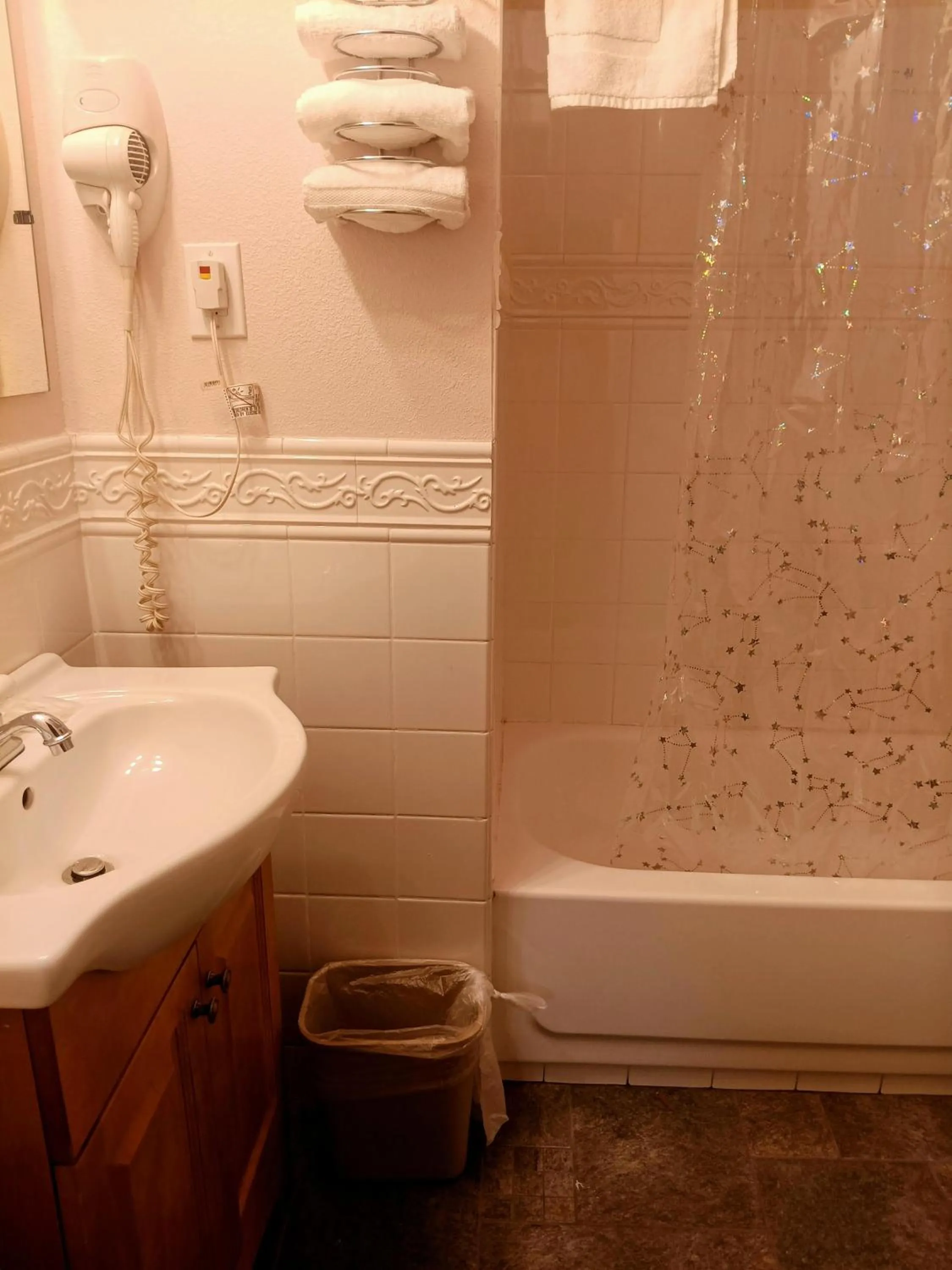 Bathroom in Sands Motel