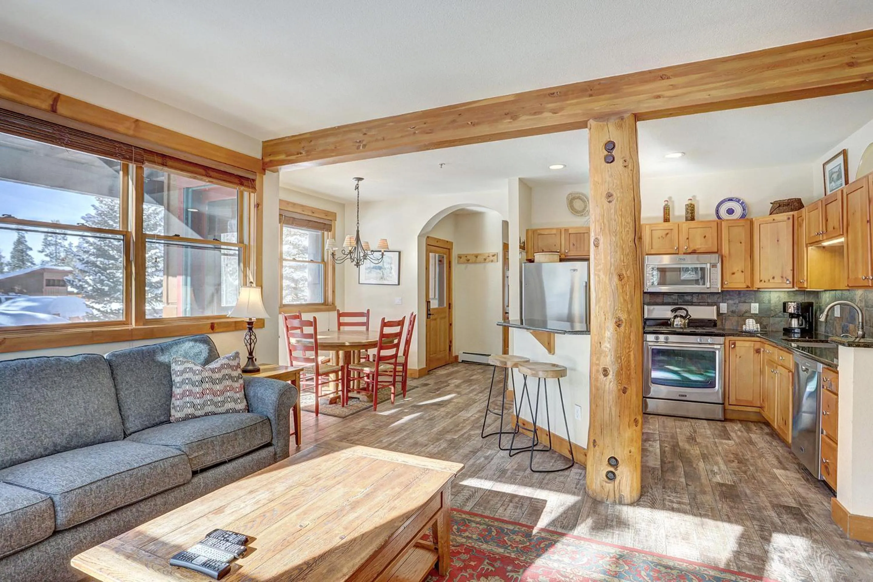 Living room in East Keystone by Keystone Resort