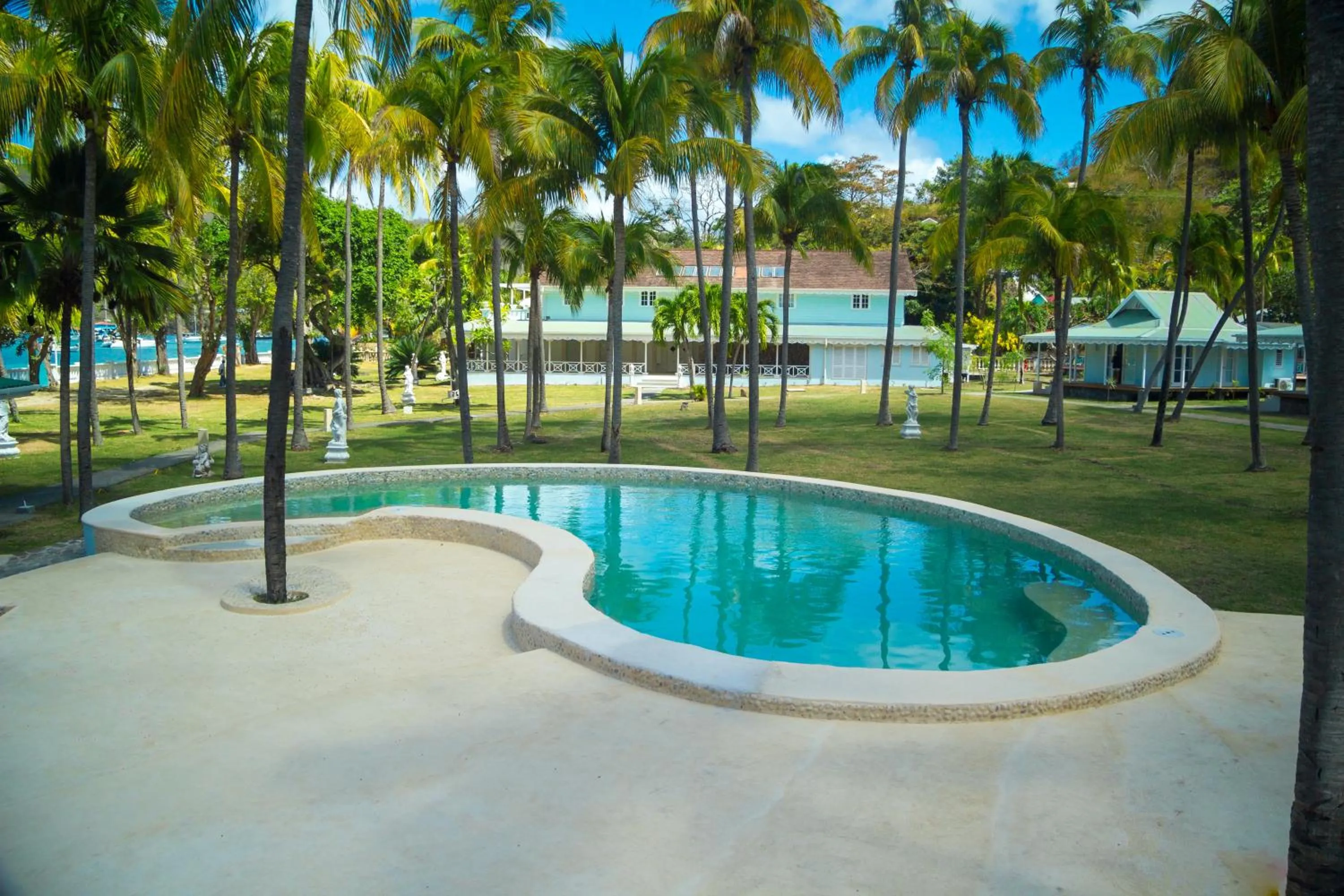 Swimming pool in Bequia Plantation Hotel