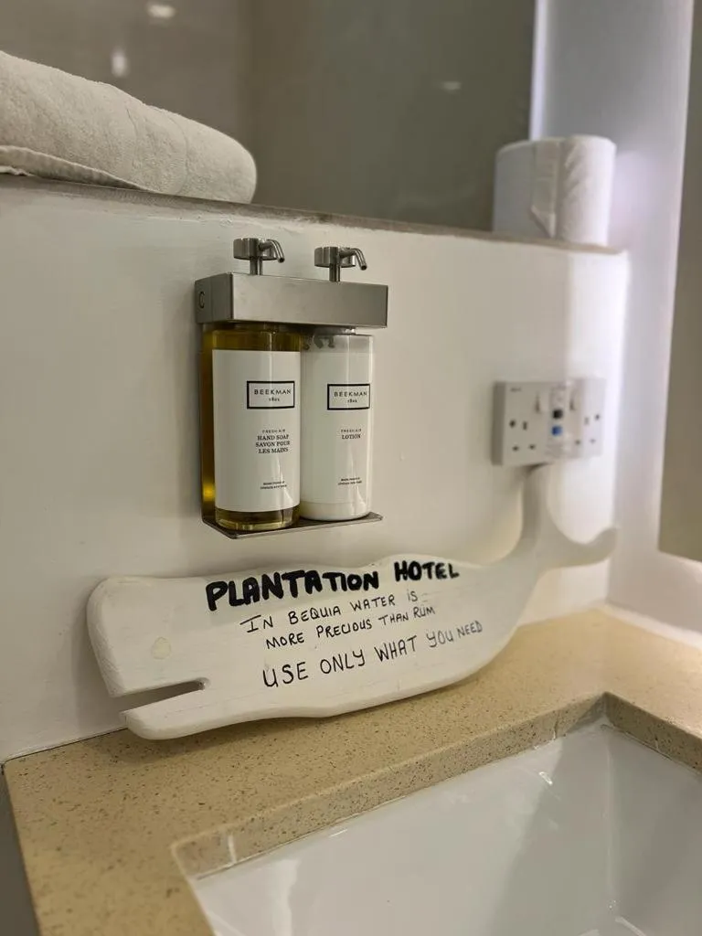 Bathroom in Bequia Plantation Hotel