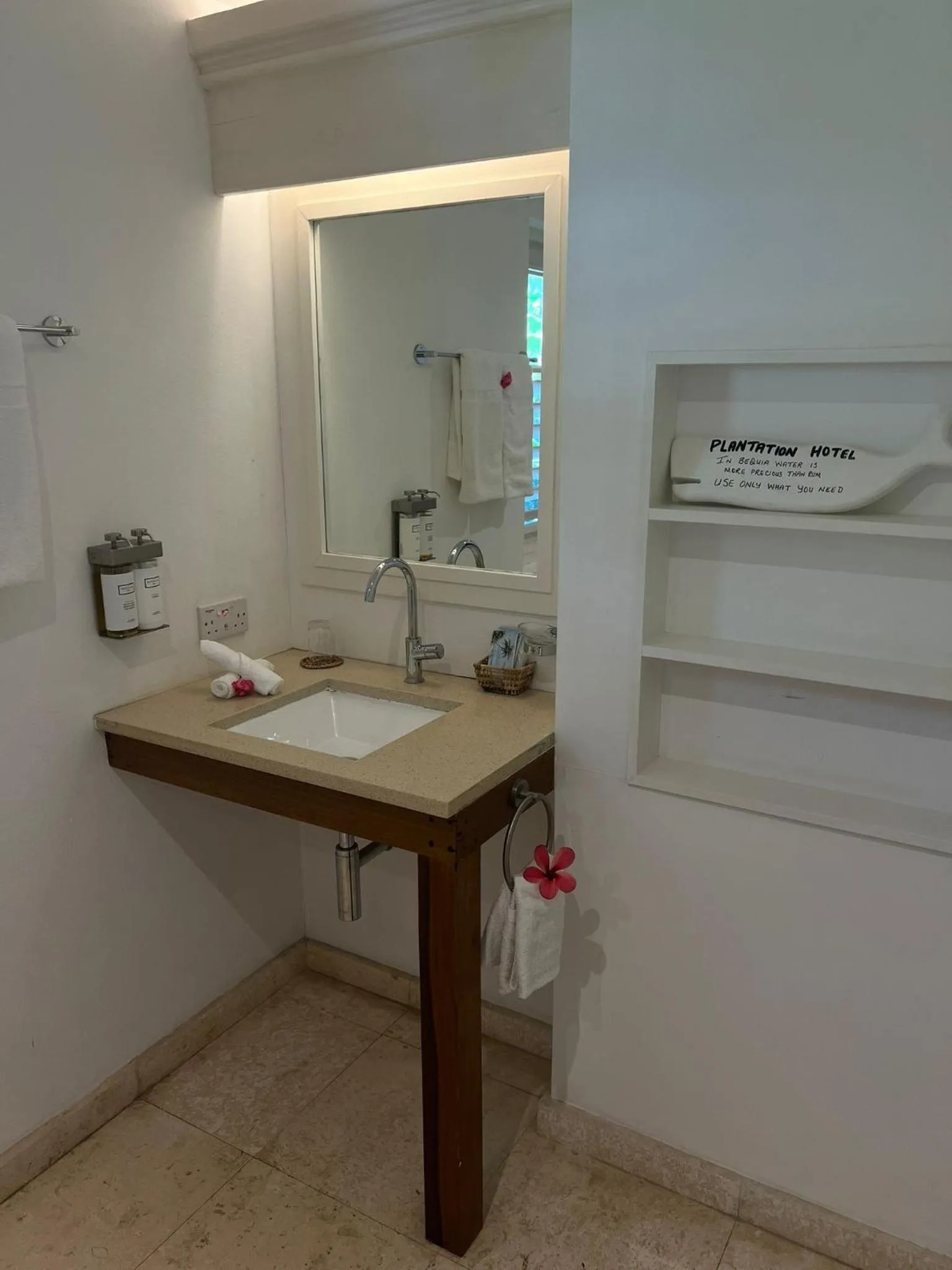 Bathroom in Bequia Plantation Hotel