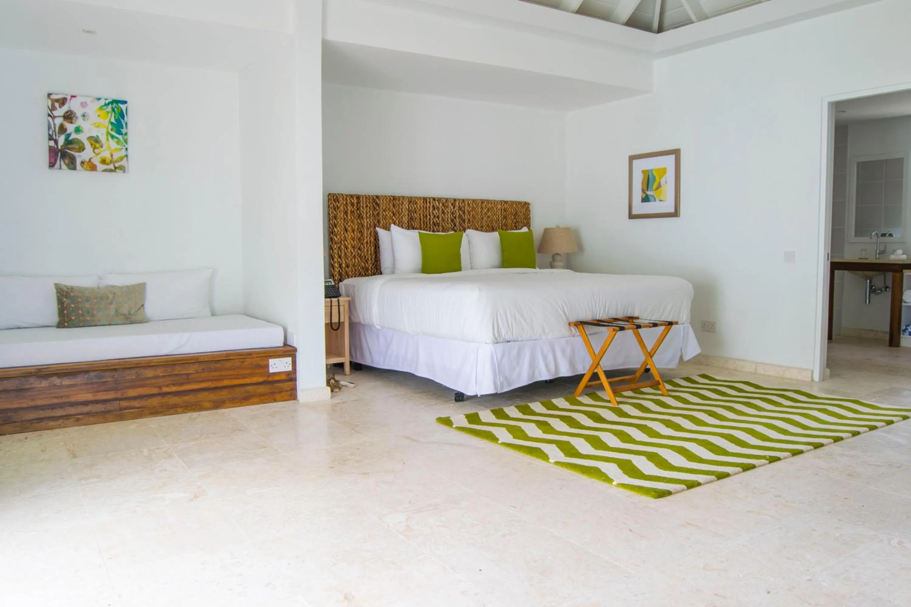 Photo of the whole room, Bed in Bequia Plantation Hotel
