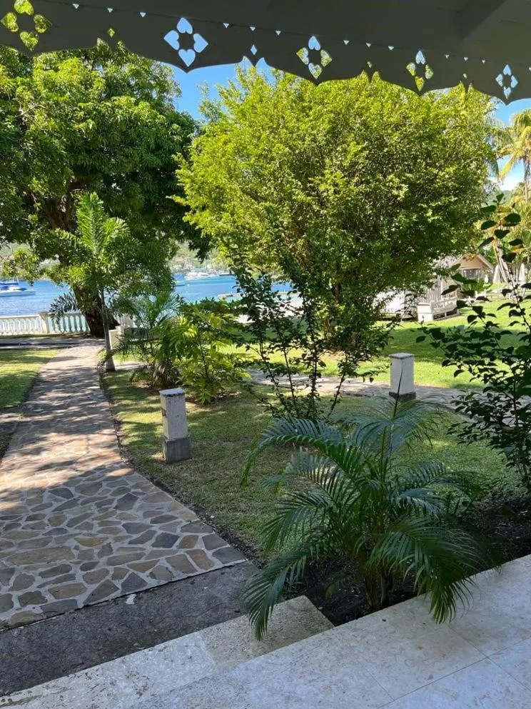 Patio in Bequia Plantation Hotel