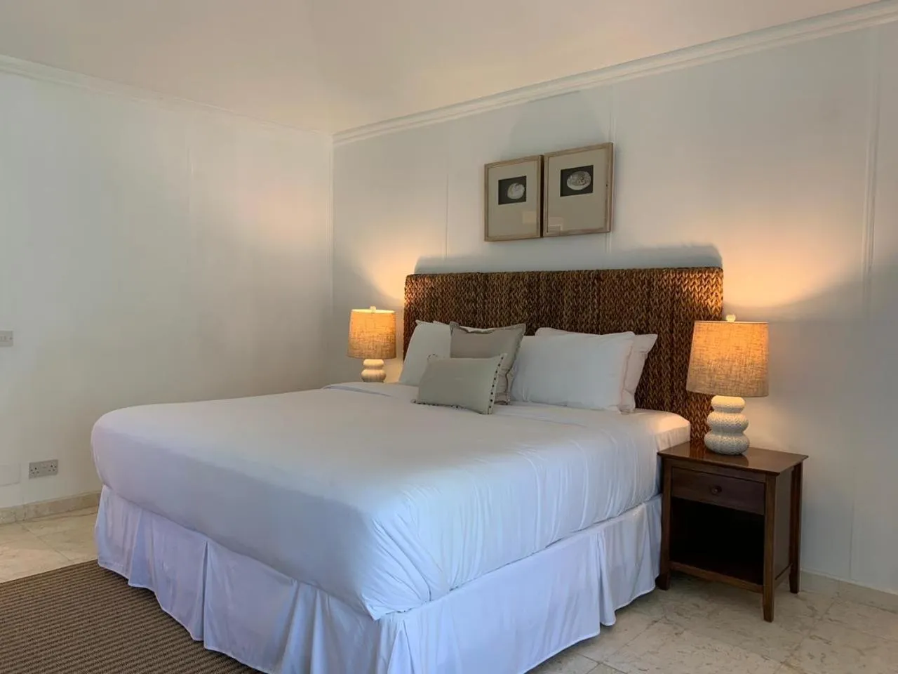 Bed in Bequia Plantation Hotel