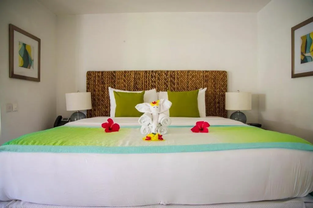 Bed in Bequia Plantation Hotel