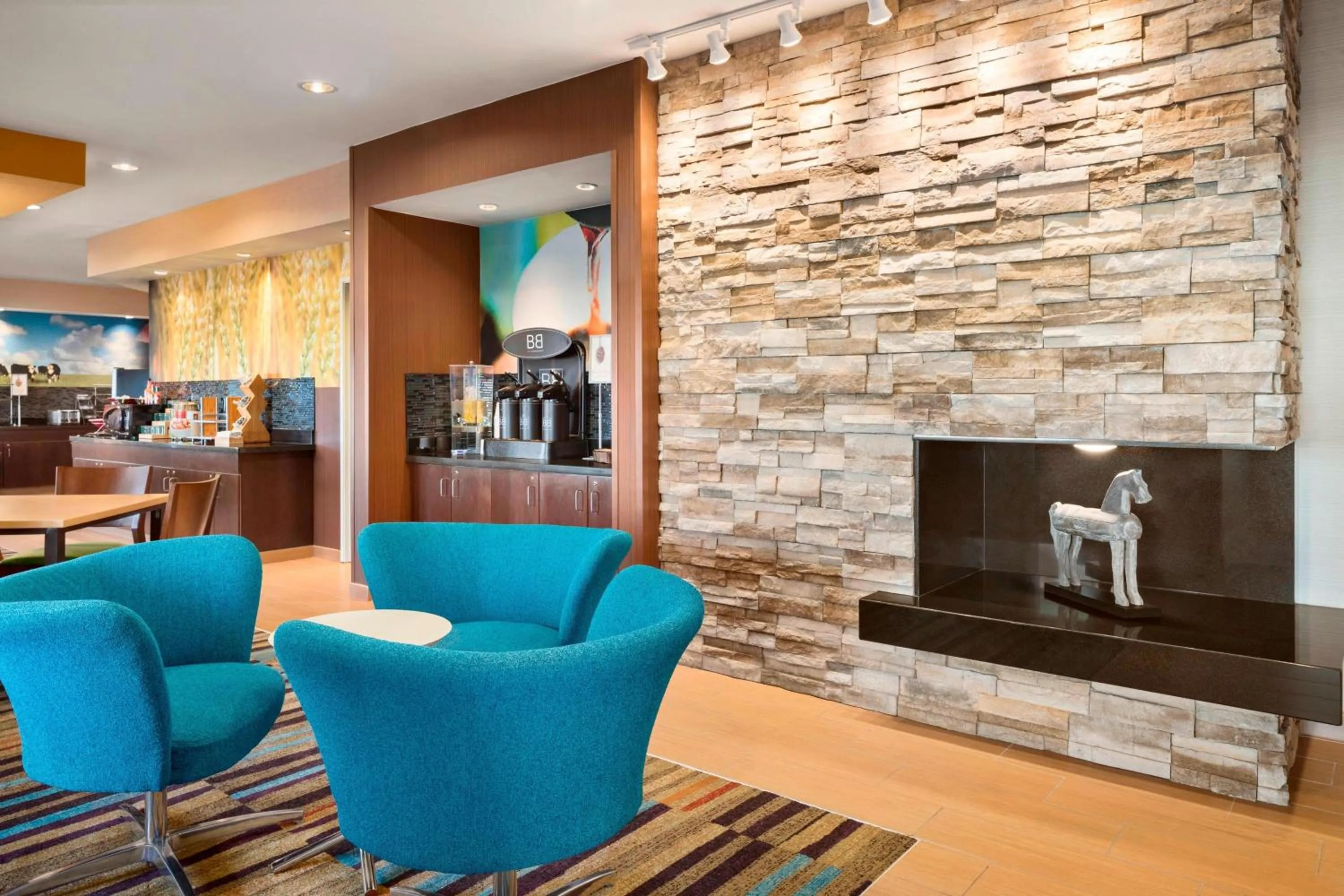 Lobby or reception in Fairfield Inn & Suites Lima