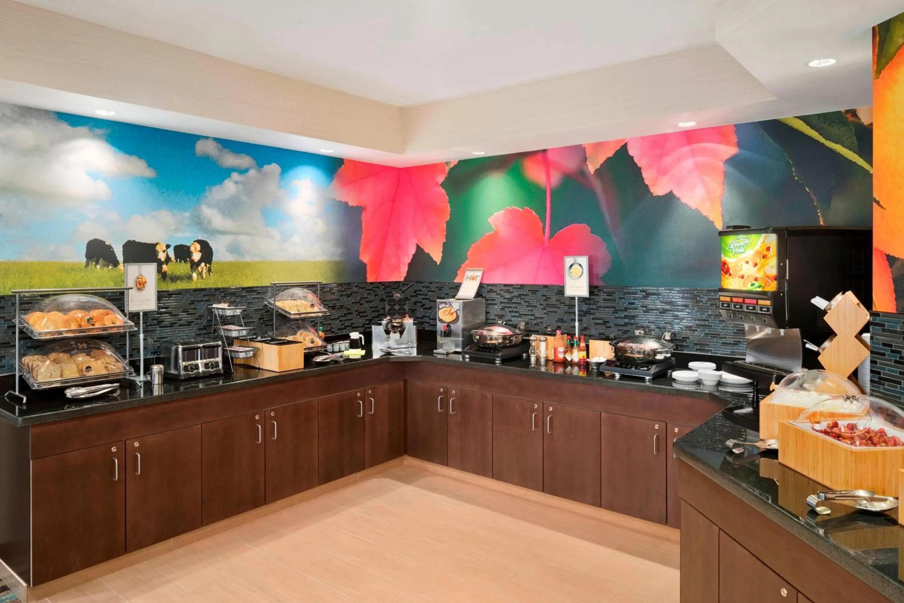 Breakfast in Fairfield Inn & Suites Lima