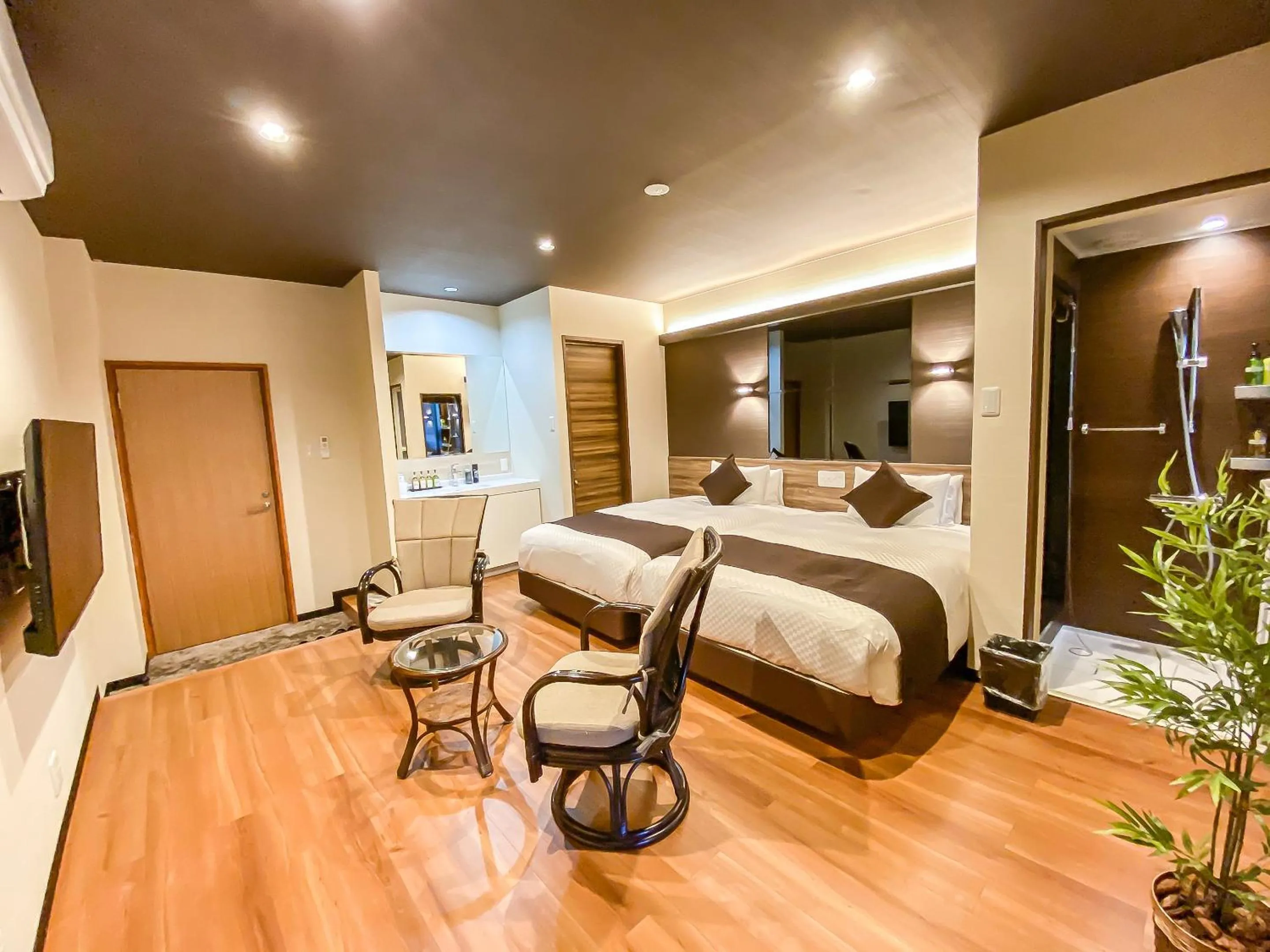 Photo of the whole room, Bed in LiVEMAX RESORT Okudogo