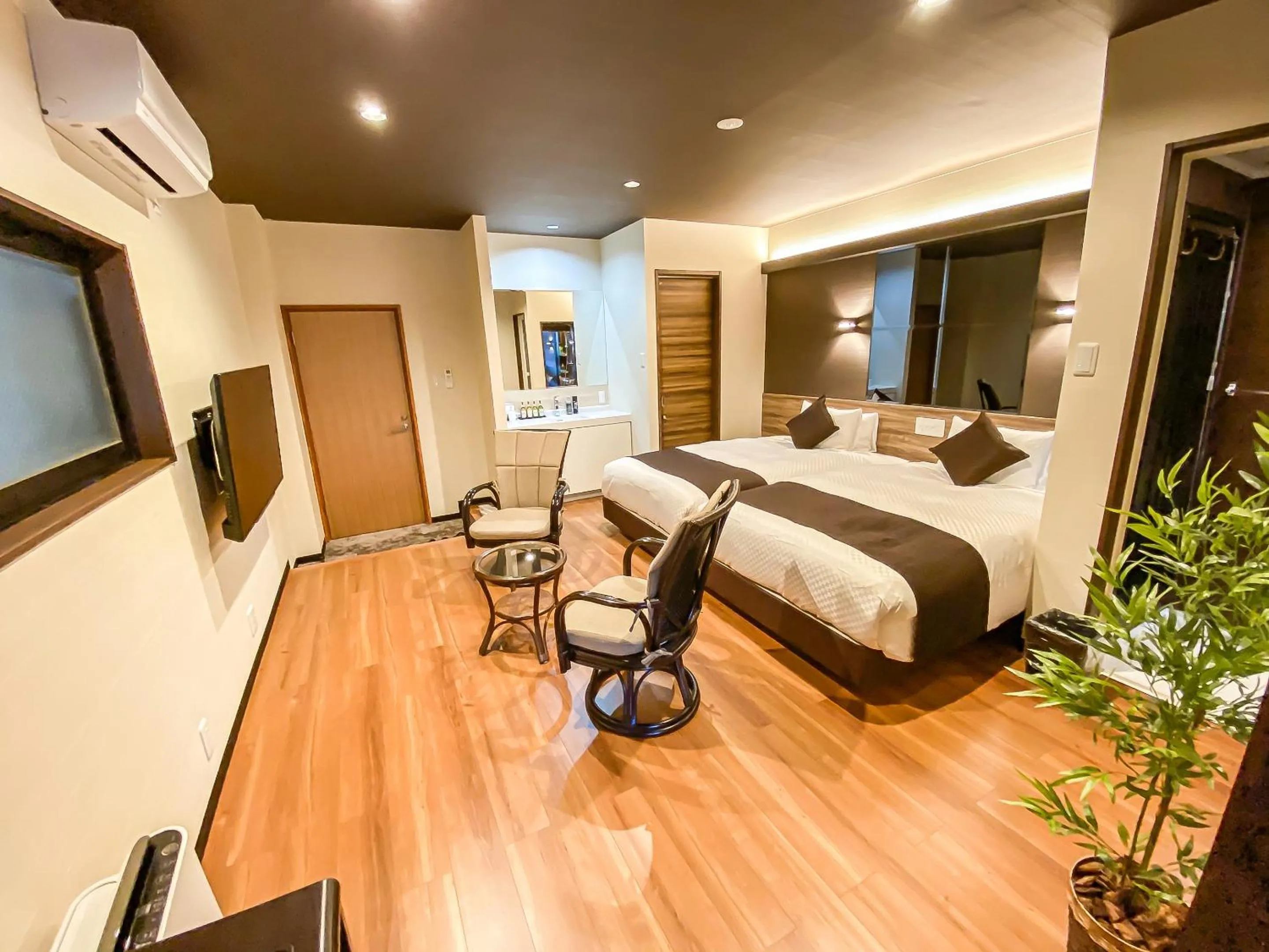 Photo of the whole room, Bed in LiVEMAX RESORT Okudogo