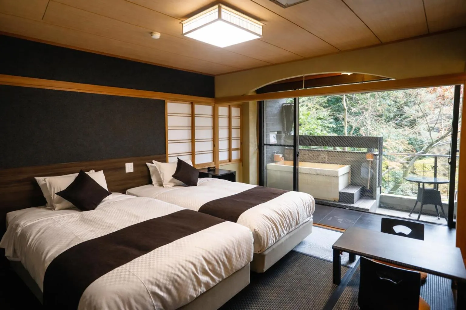 Photo of the whole room, Bed in LiVEMAX RESORT Okudogo