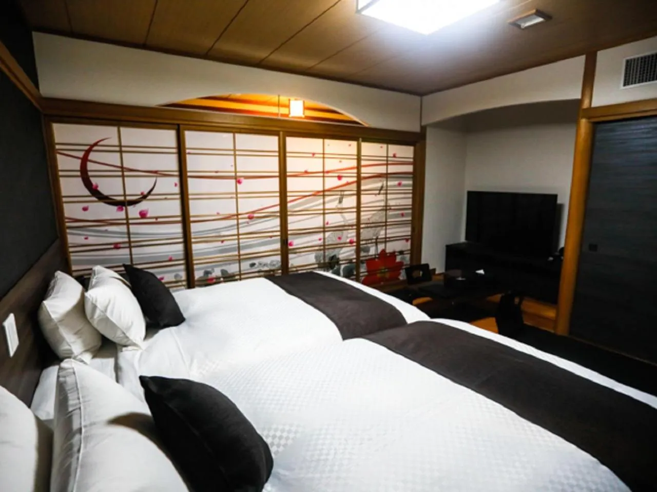 Photo of the whole room, Bed in LiVEMAX RESORT Okudogo